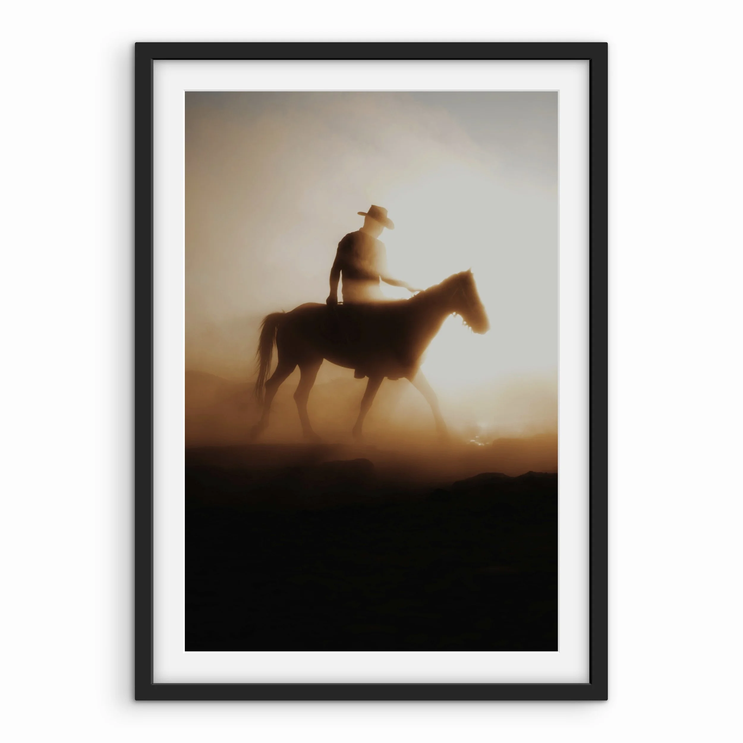 Foggy Ride Print