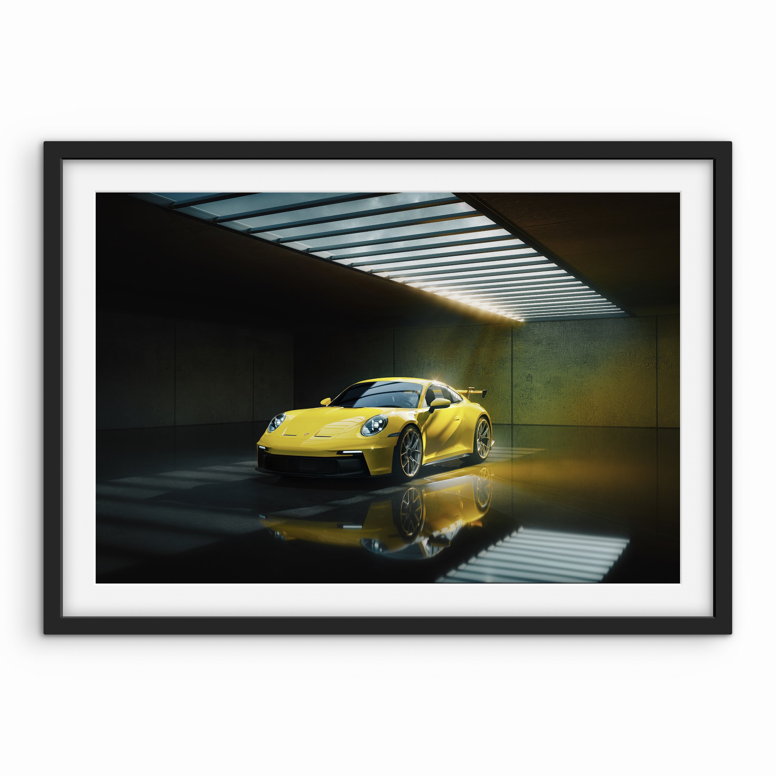 Porsche 911 Garage Print