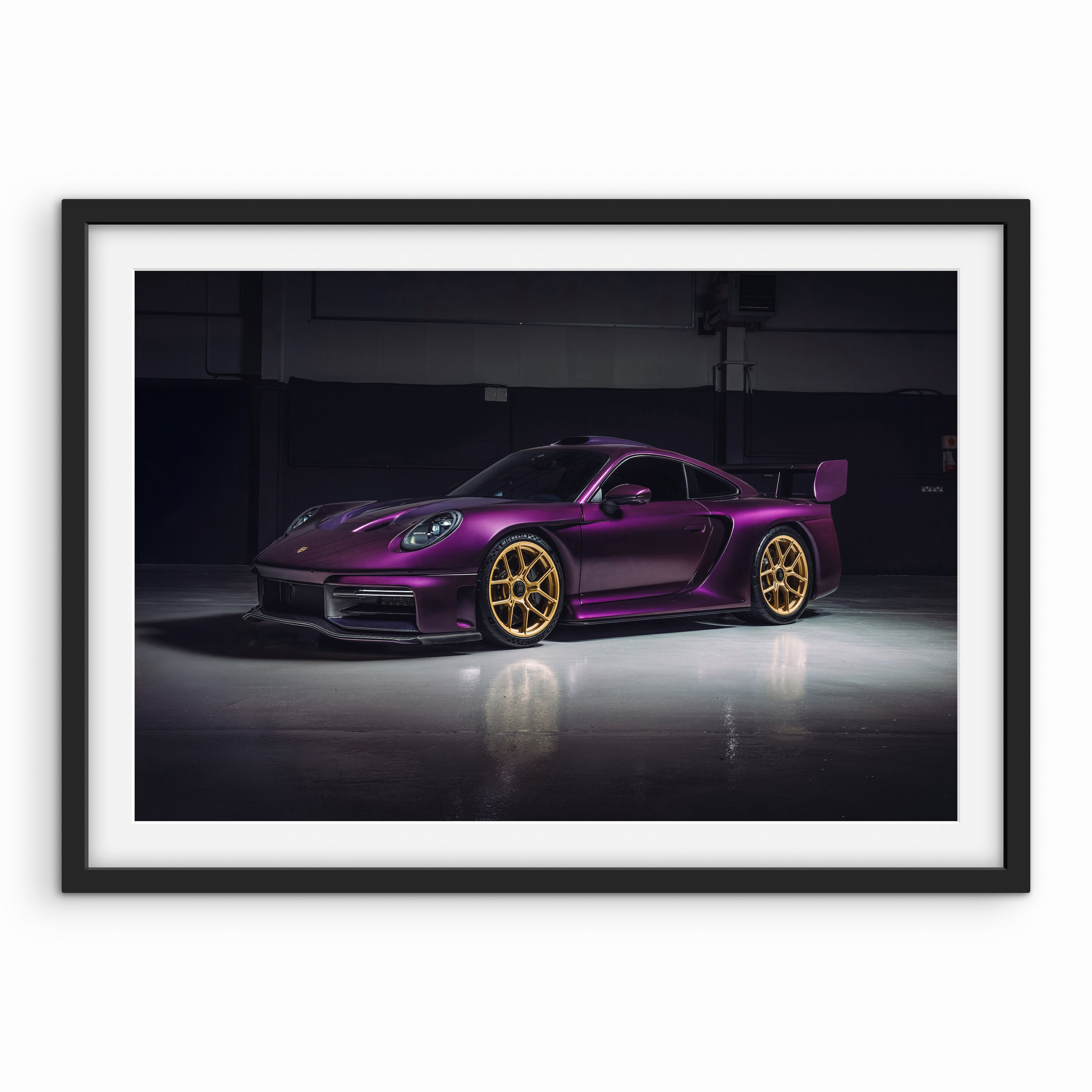 Purple Porsche Print