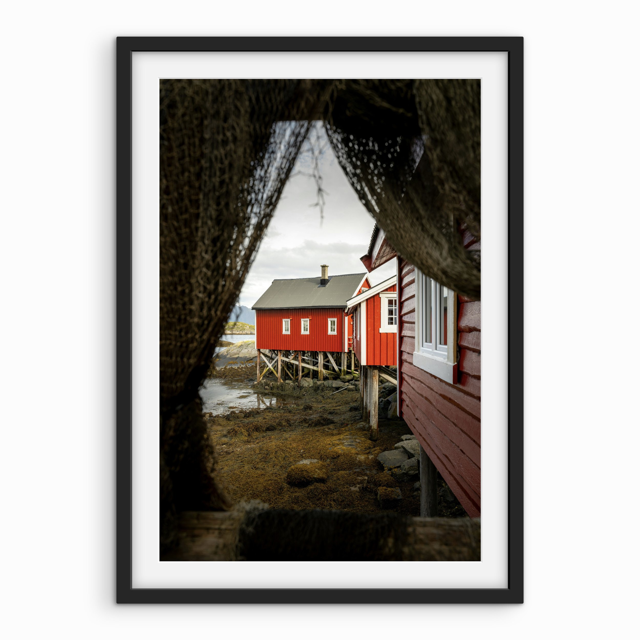 Nordic Fishing Village Print