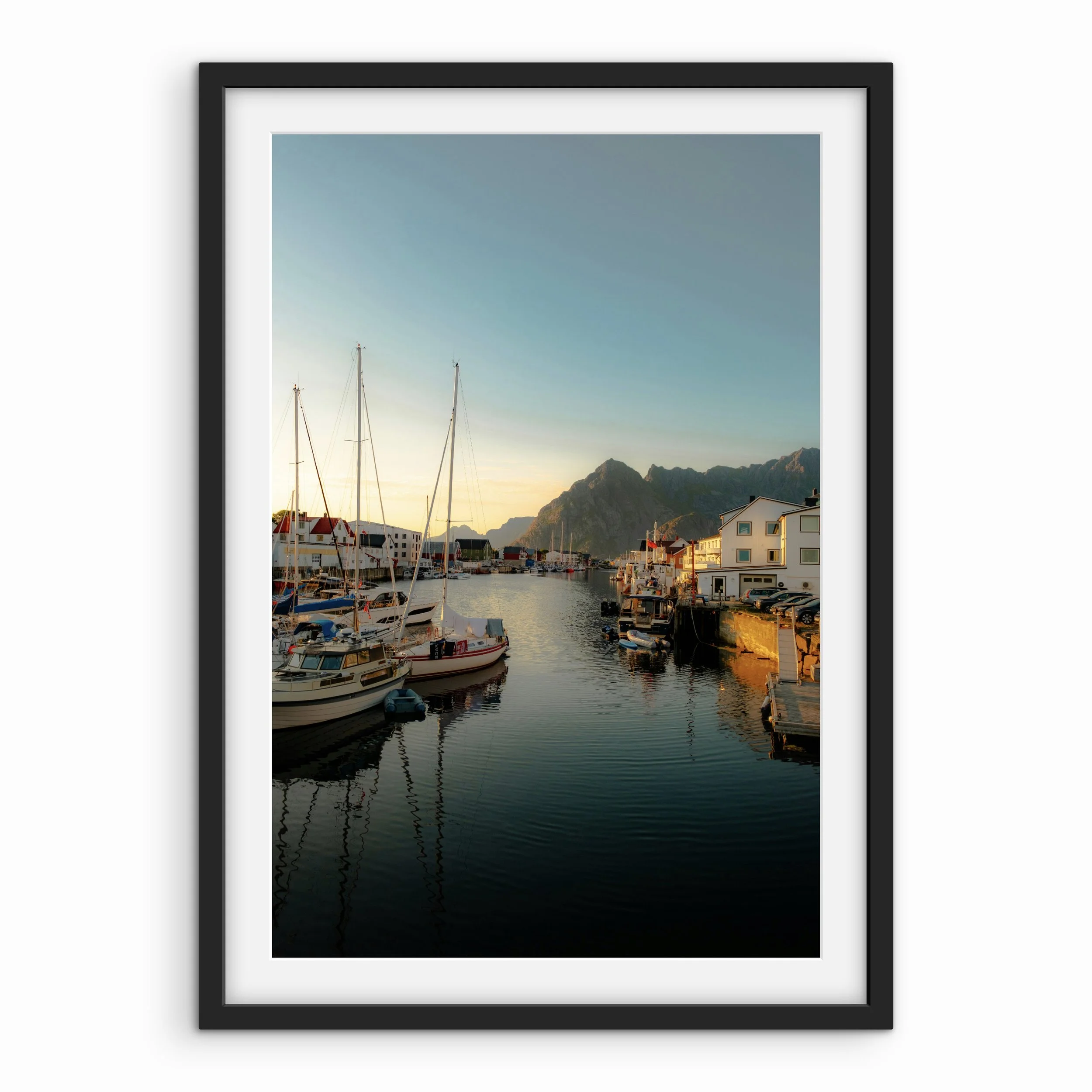 Seaside Village Print