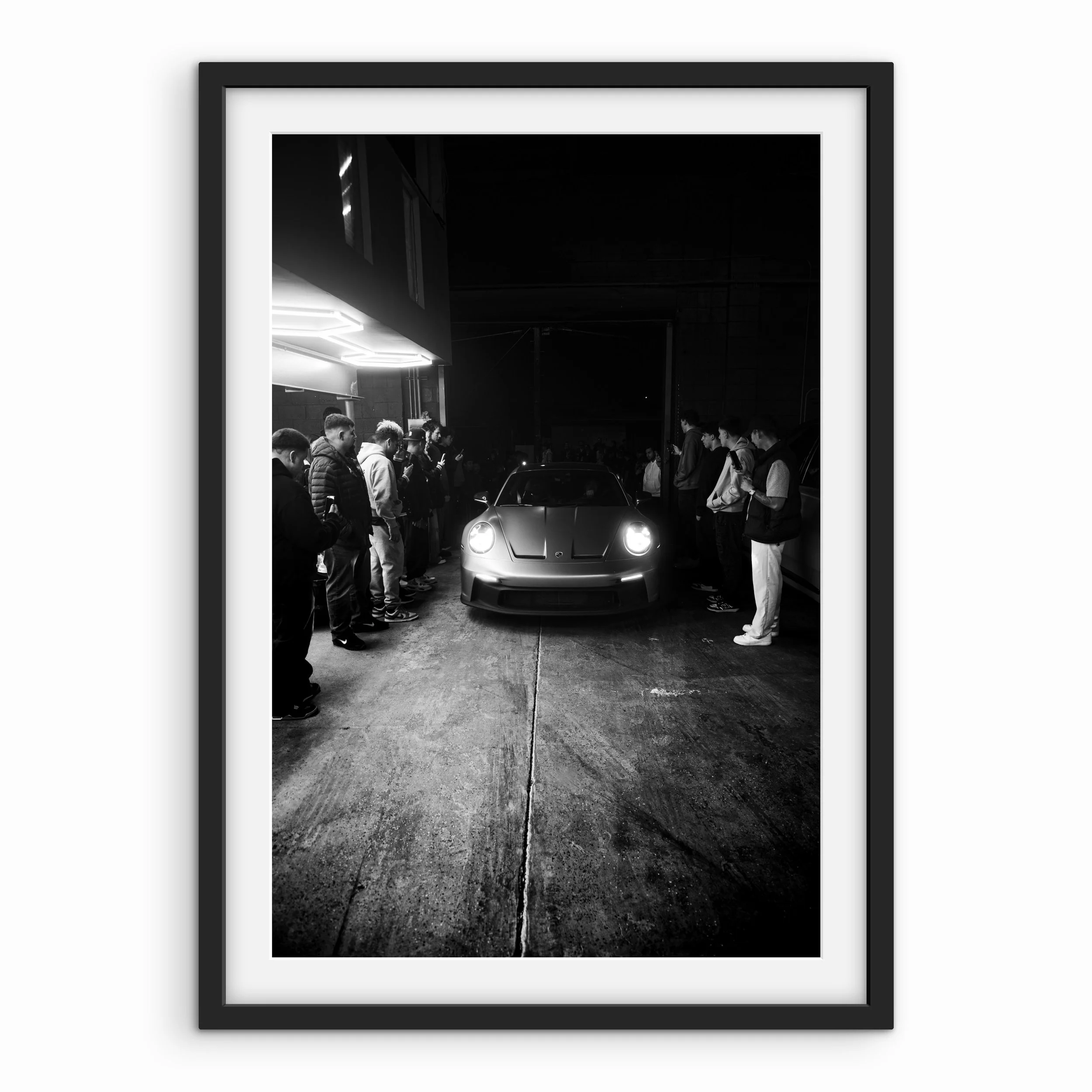 Porsche 911 Dark Contrast Print