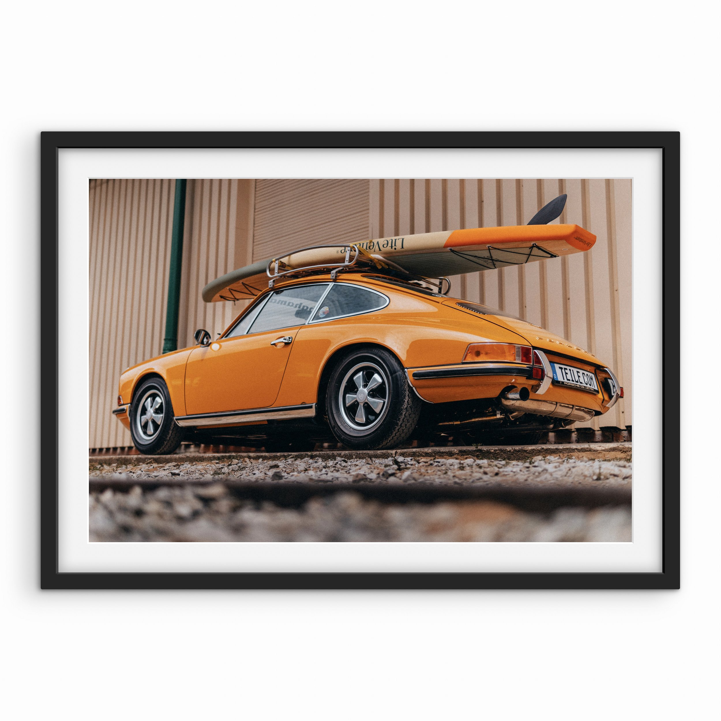 Porsche 911 Paddle Board Print