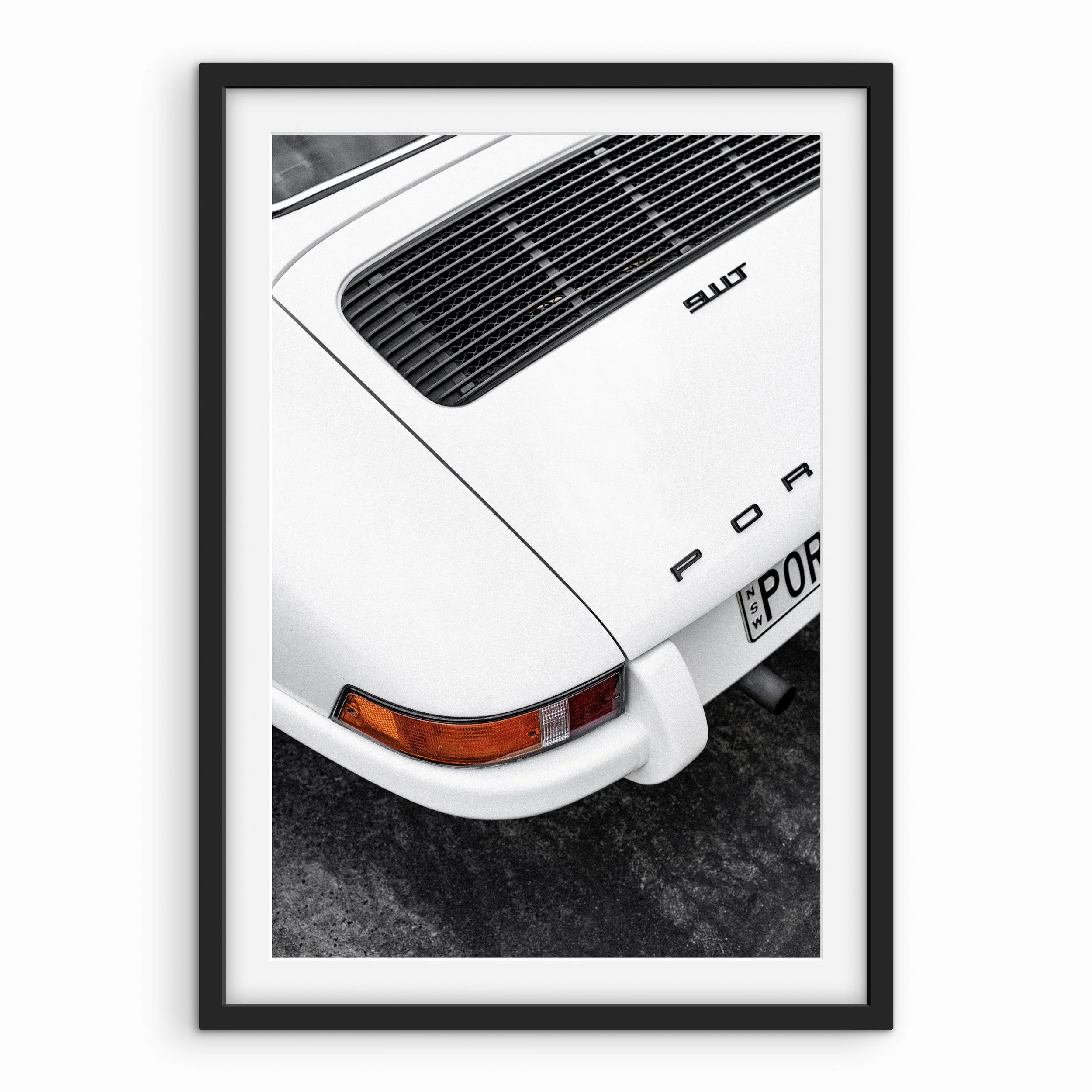 Porsche 911 Contrast Print