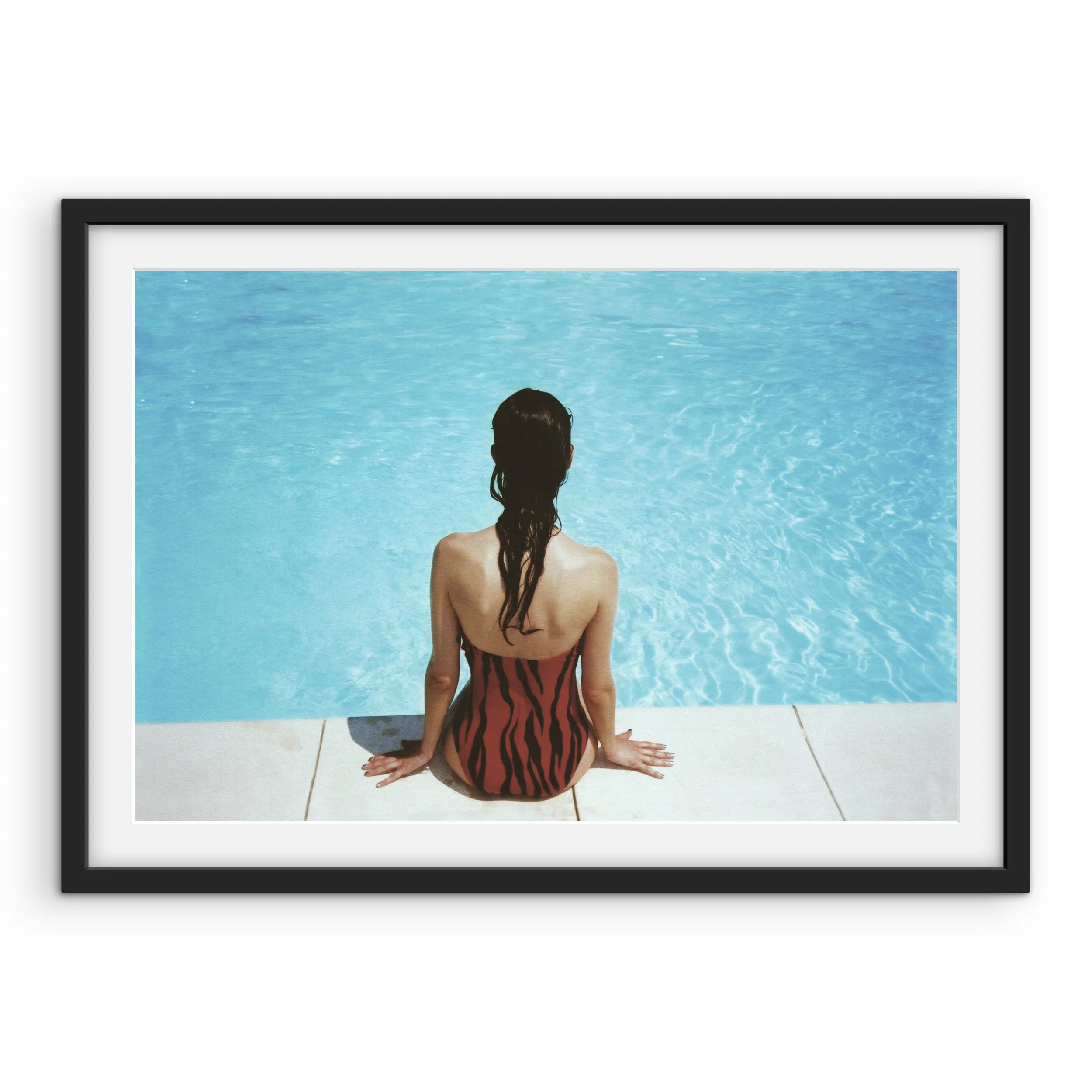 Vintage Poolside Print