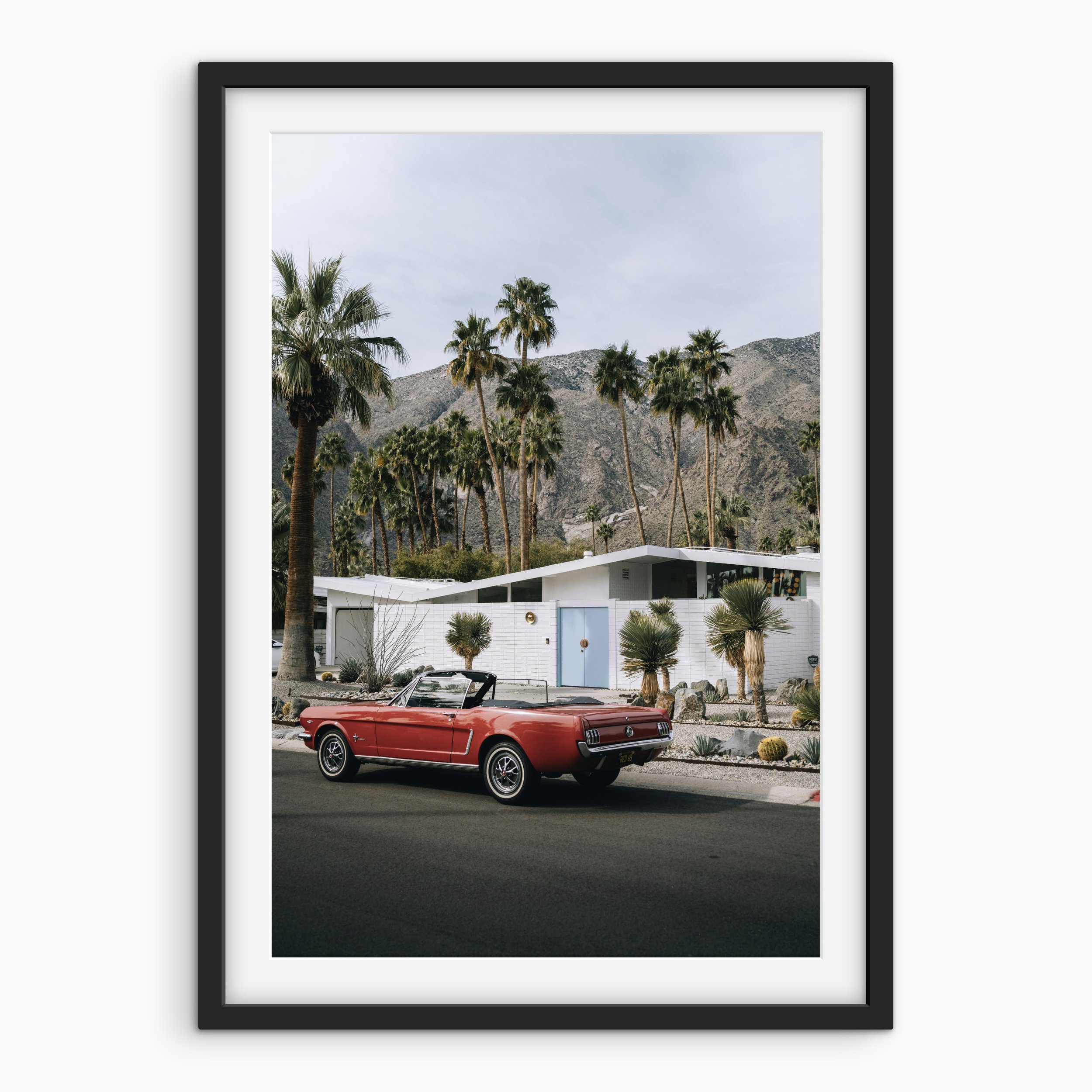 Convertible Mustang Print