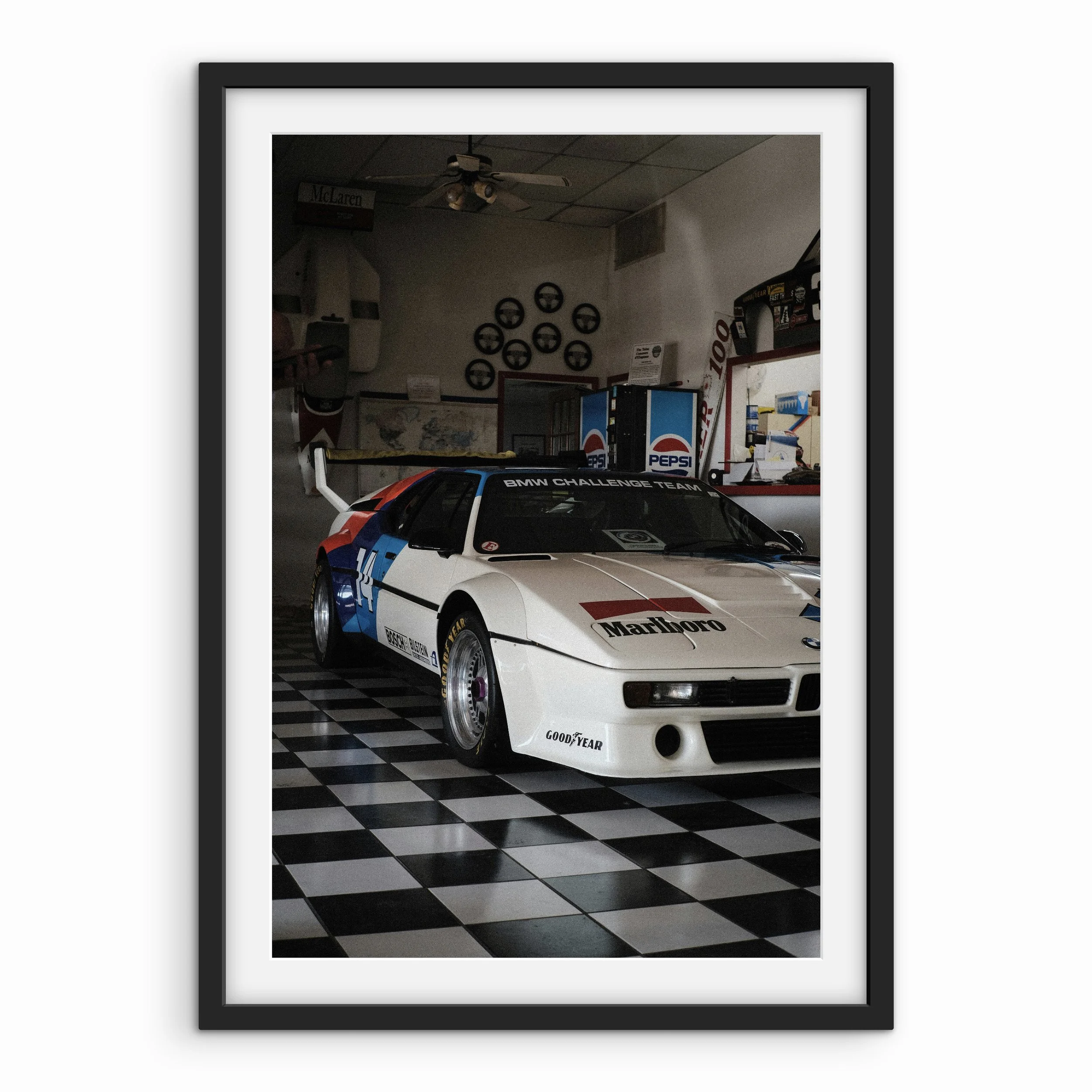 BMW M1 Garage Print