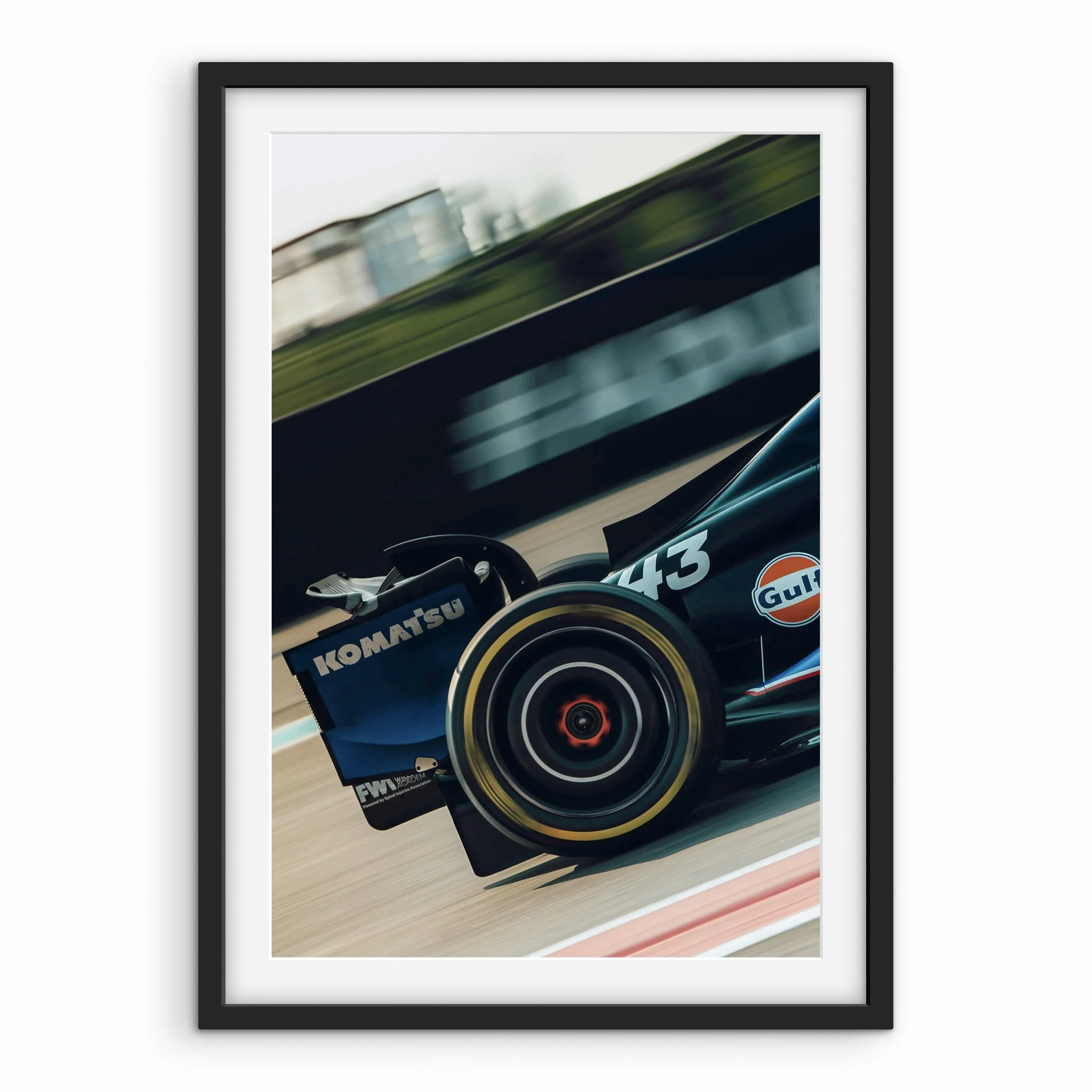 Williams F1 Motion Print