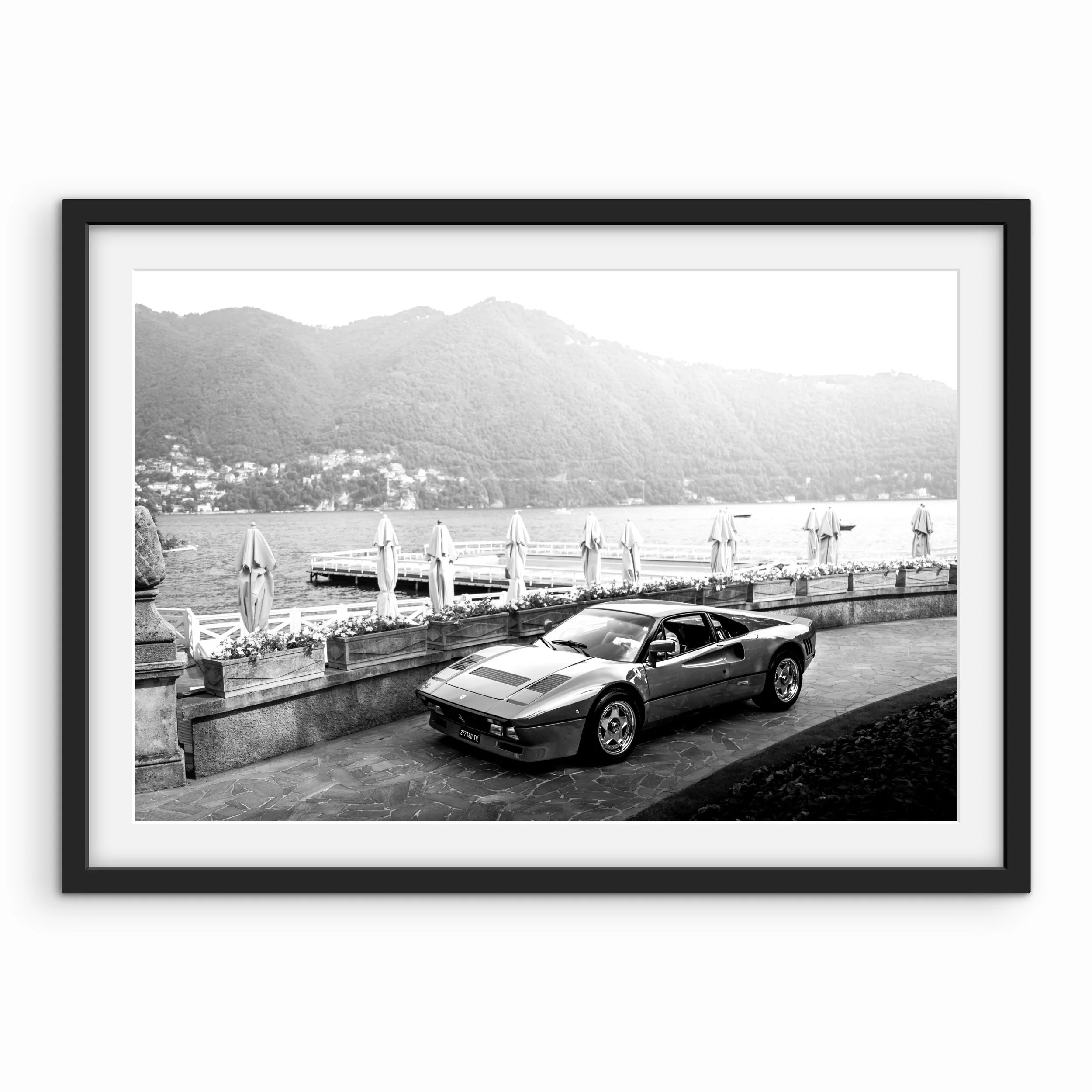 Seaside Ferrari Print