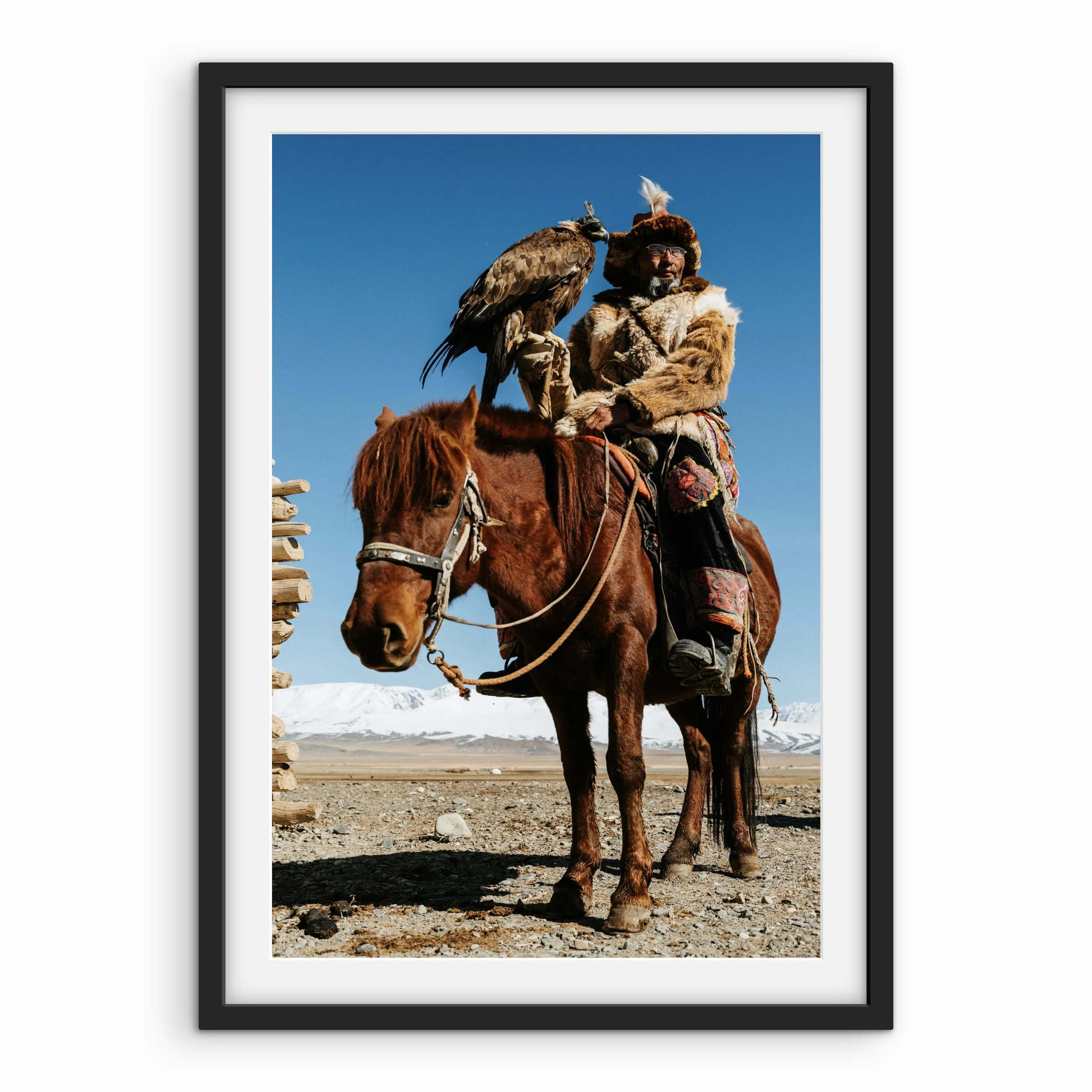 Mongolian Pose Print