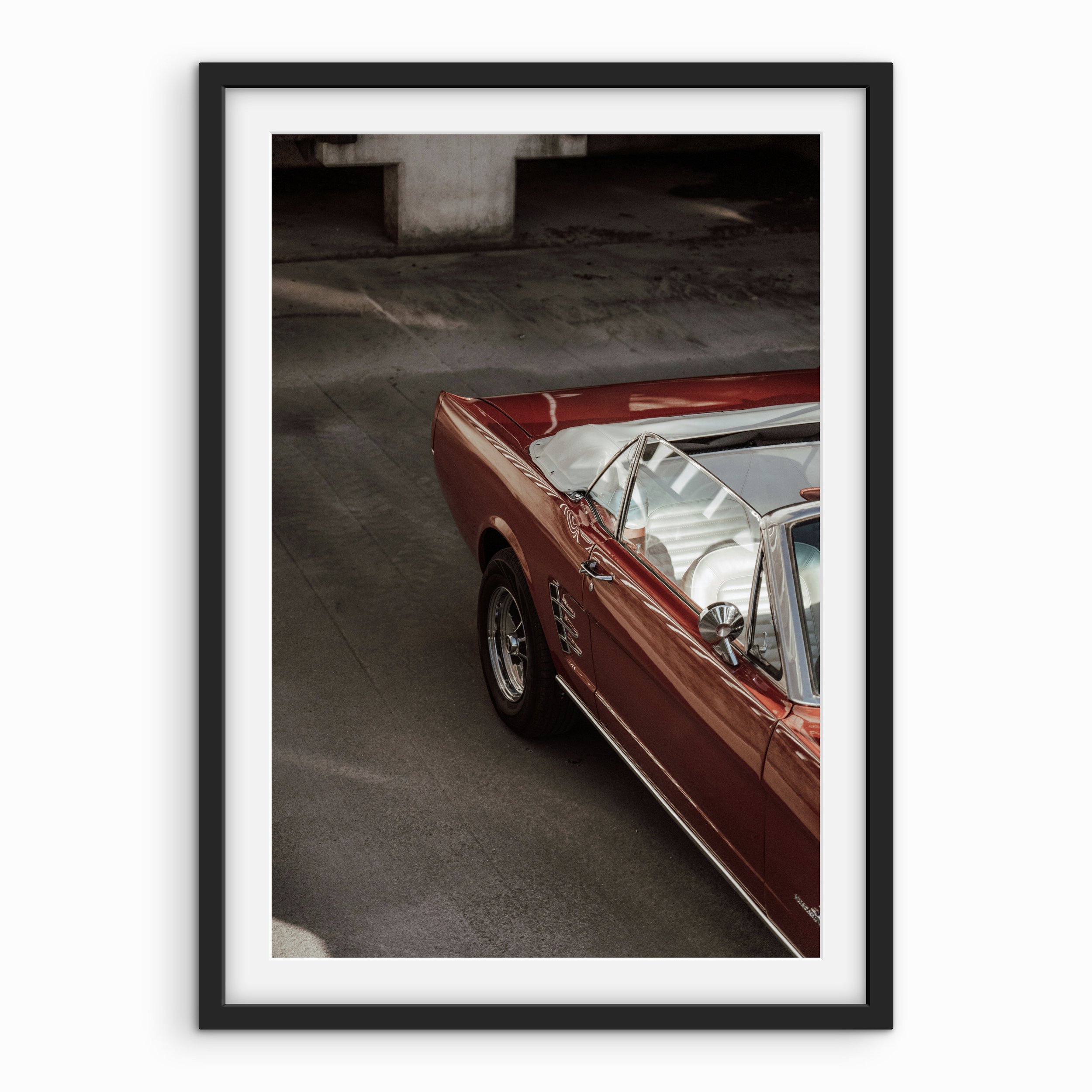 Ford Mustang Rear Panel Print