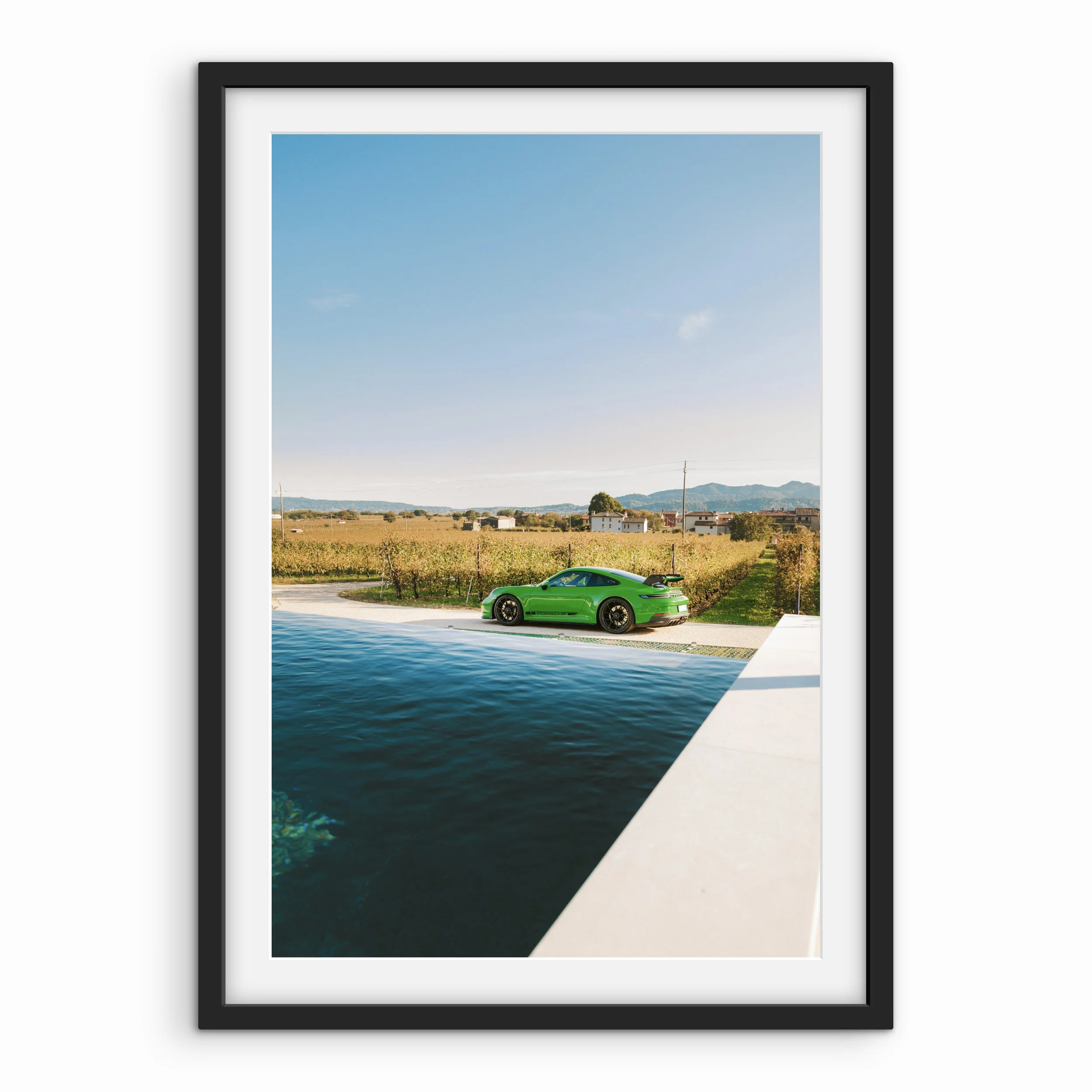 Porsche 911 Poolside Print