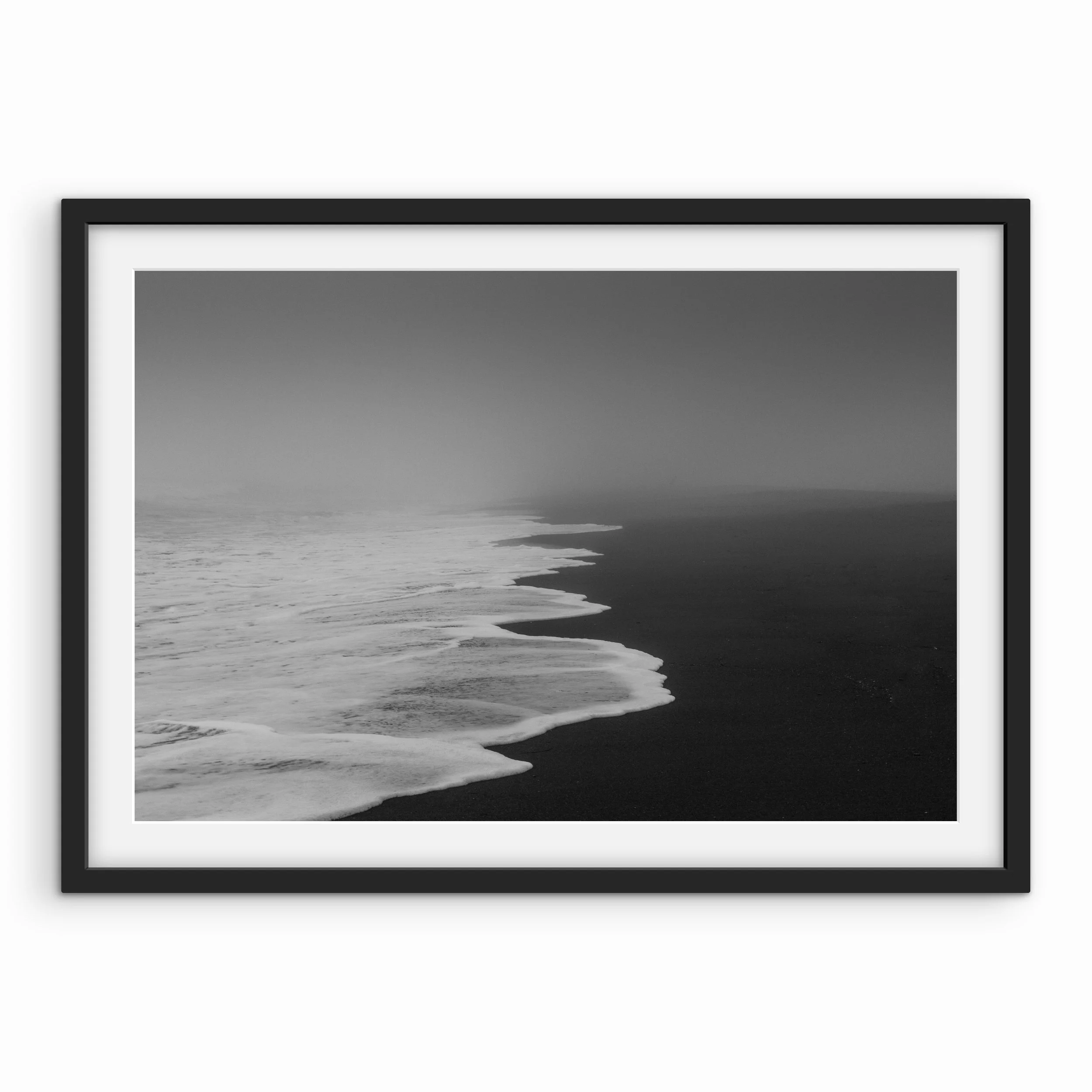 Foggy Beach Print