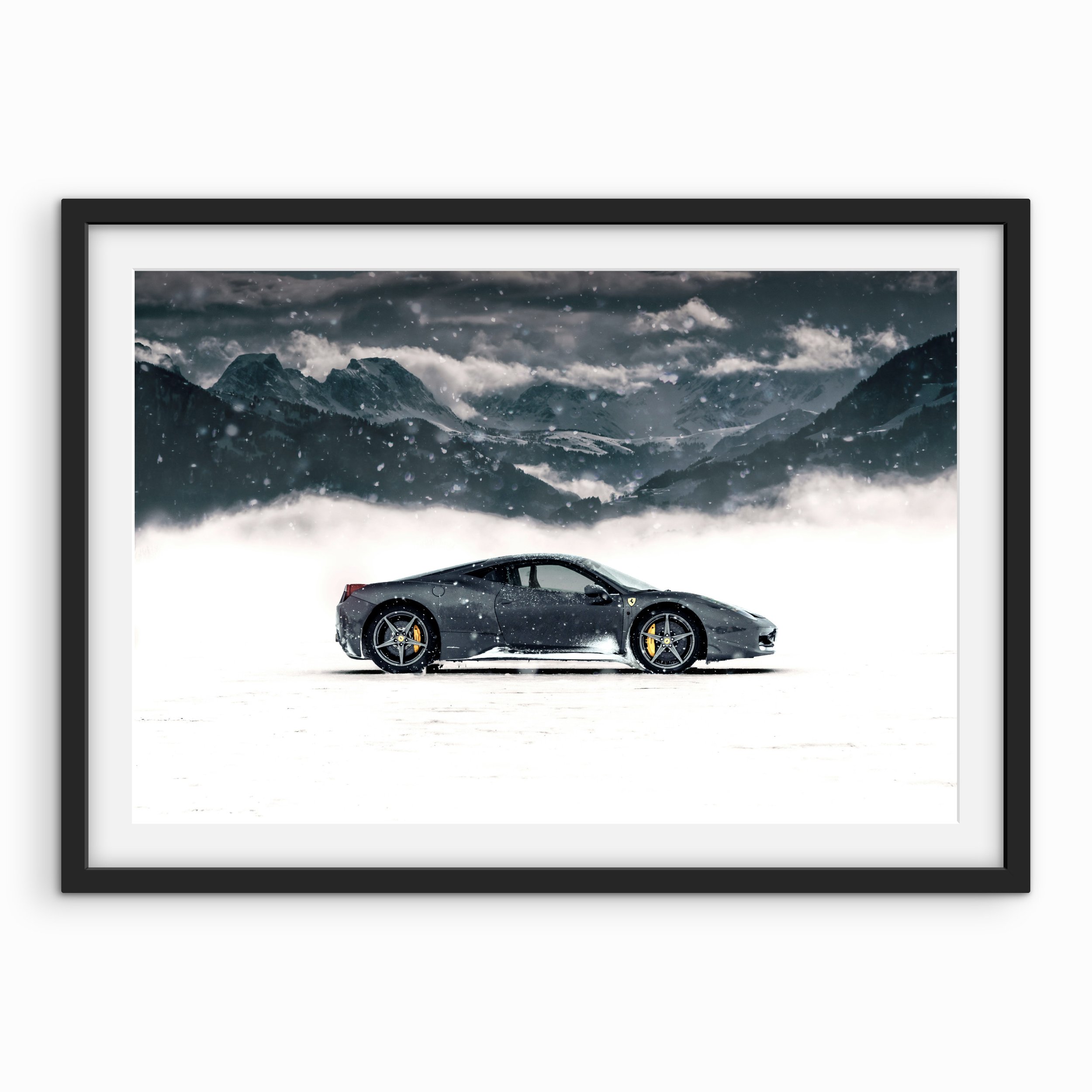 Ferrari Snow Print