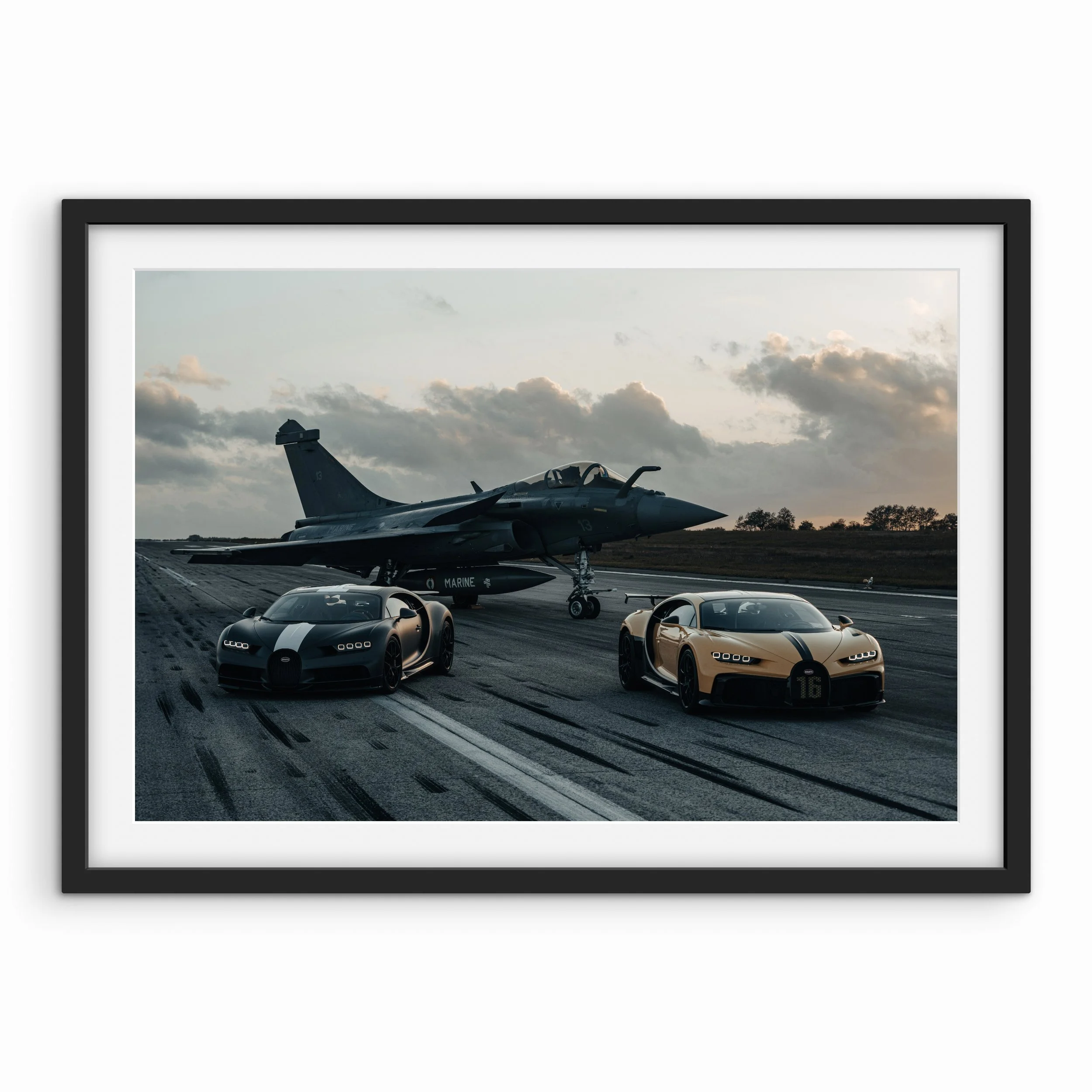 Two Bugattis and a Jet Print