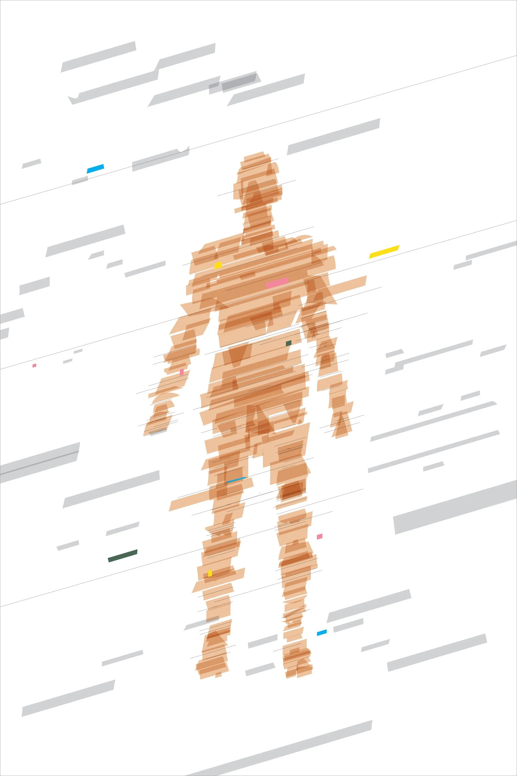 abstract image of a man
