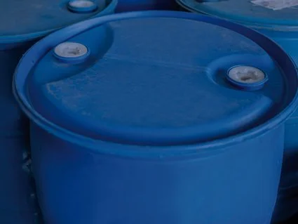 Dangerous goods and hazardous waste in sealed compliant drums