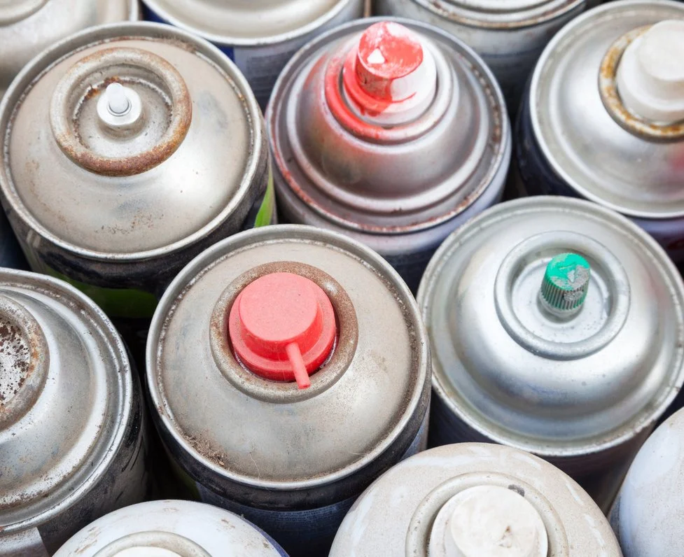 Aerosol disposal at CleanEra waste treatment facility.
