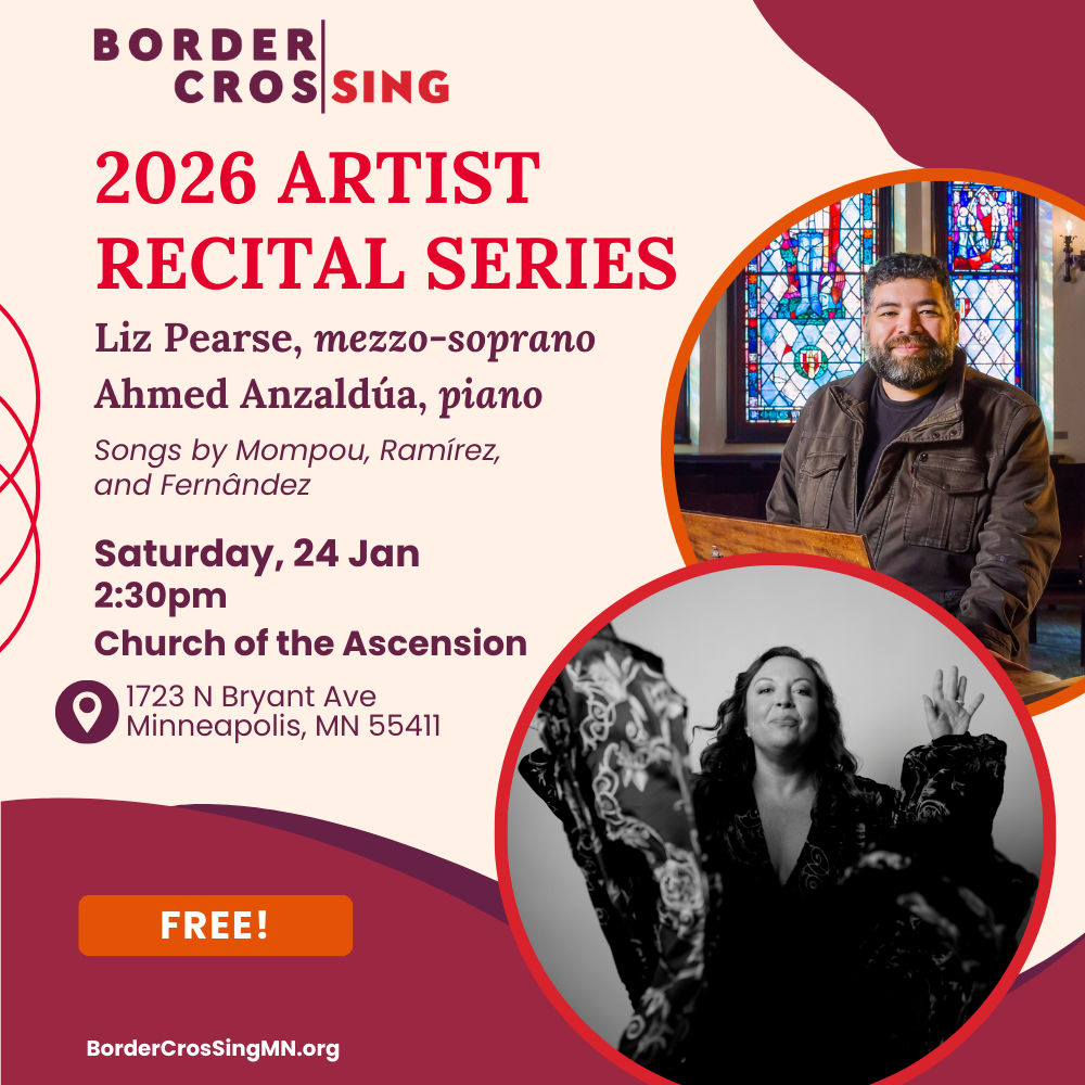 2026 Artist Recital Series: Liz Pearse & Ahmed Anzaldúa