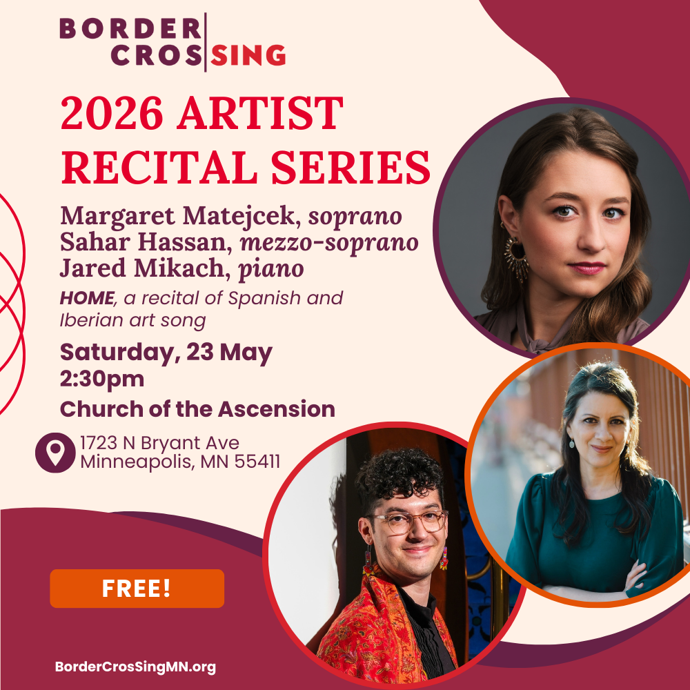 2026 Artist Recital Series: Margaret Matejcek, Sahar Hassan, &amp; Jared Mikach