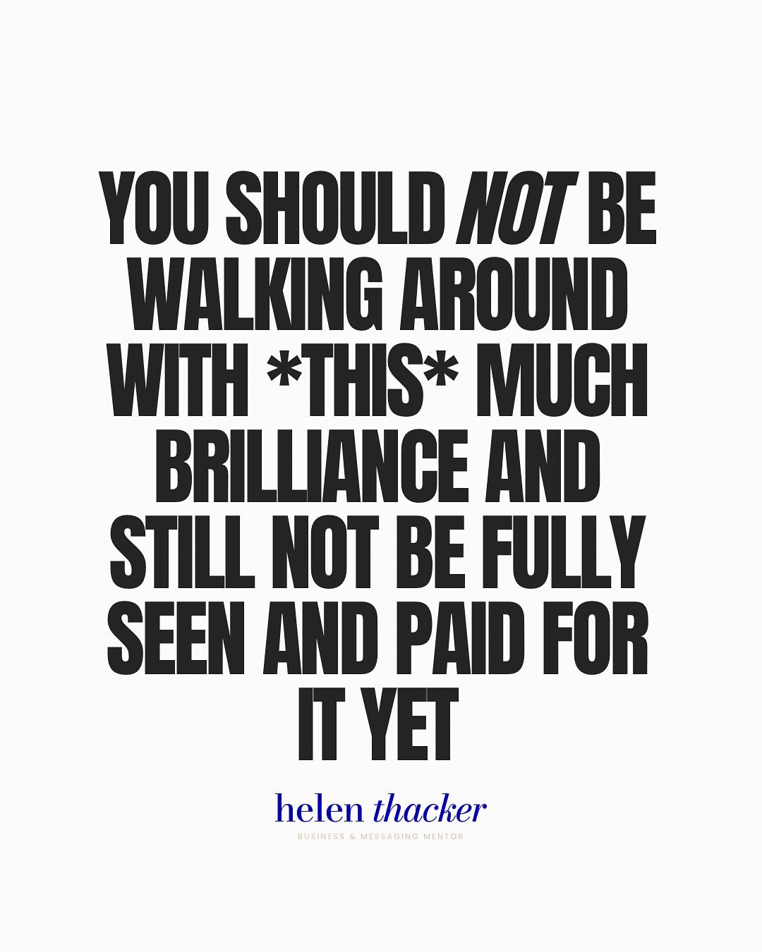 The women in my world don&rsquo;t sound like anyone else.
They&rsquo;re KNOWN for their leadership and their unique expertise.

And right now, you and I both know that you should NOT be walking around with this much brilliance and still not being rec