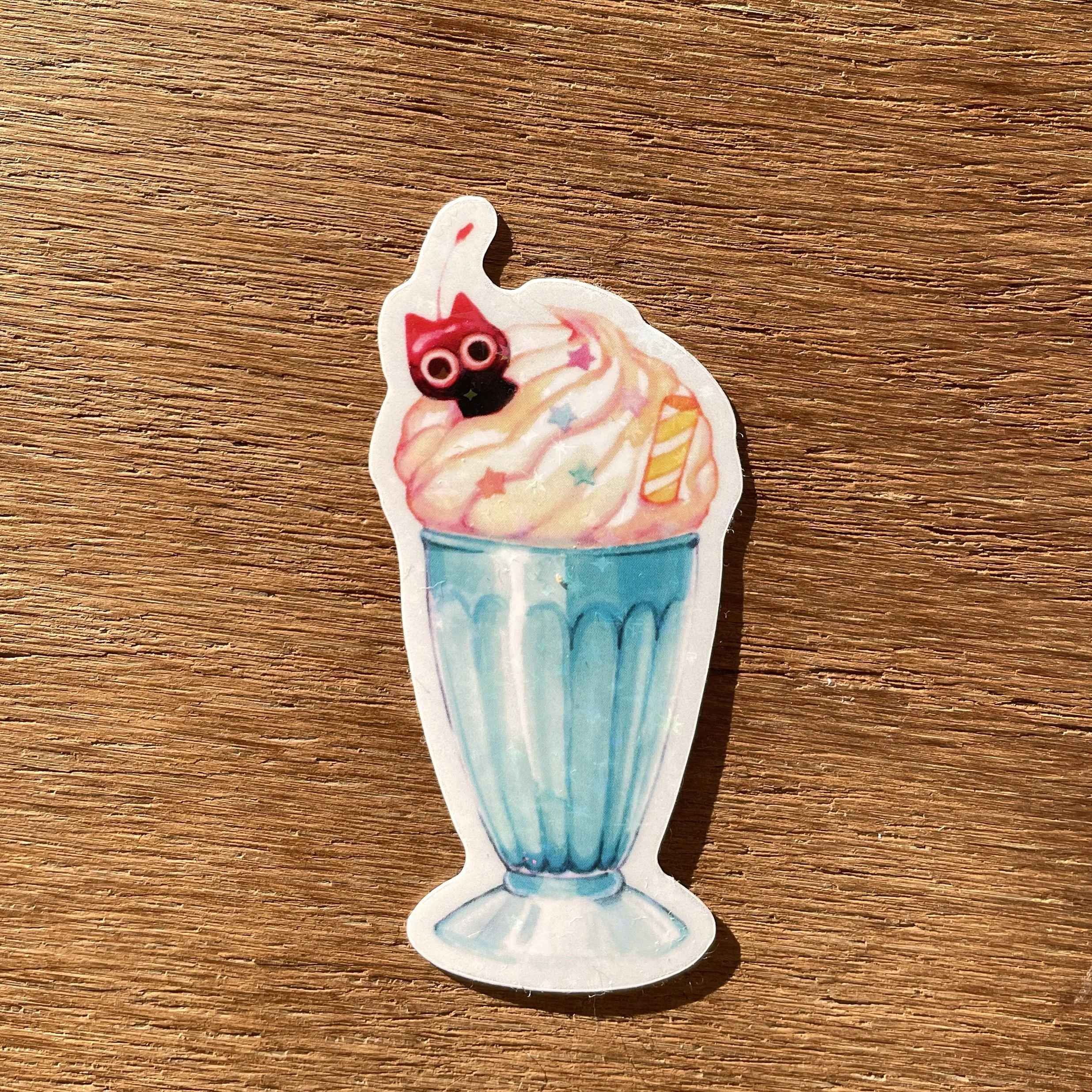 Stickers brillant Rikiki milkshake
