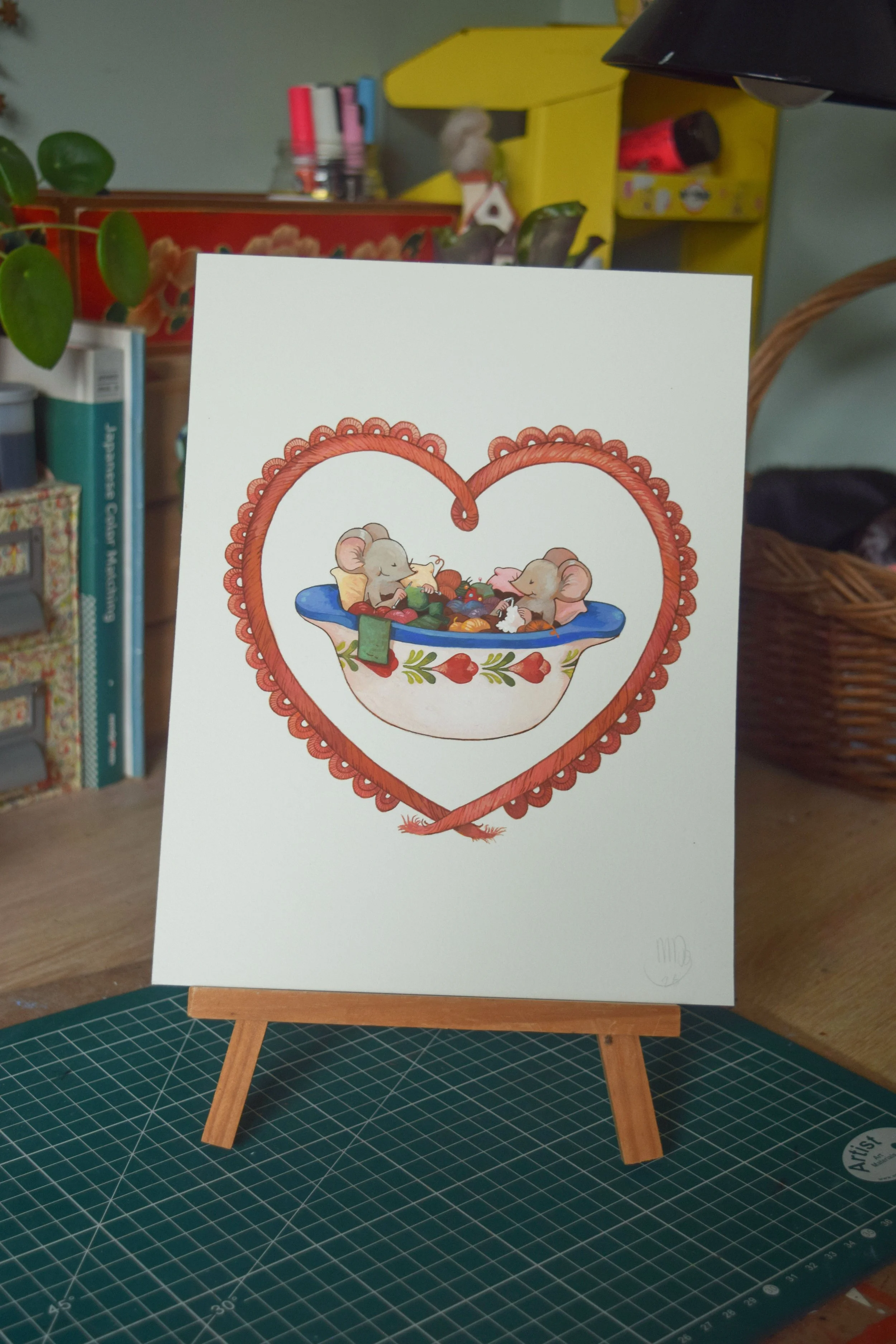 Illustration originale - Bol d'amour