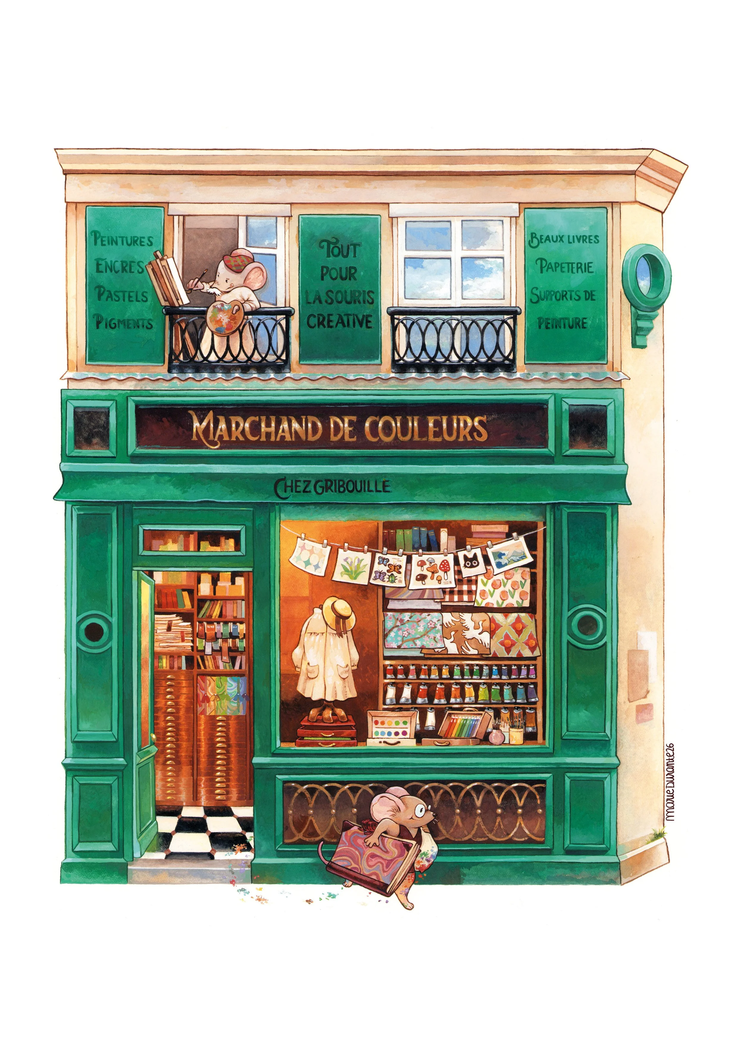 Chez Gribouille - Marchand de couleurs