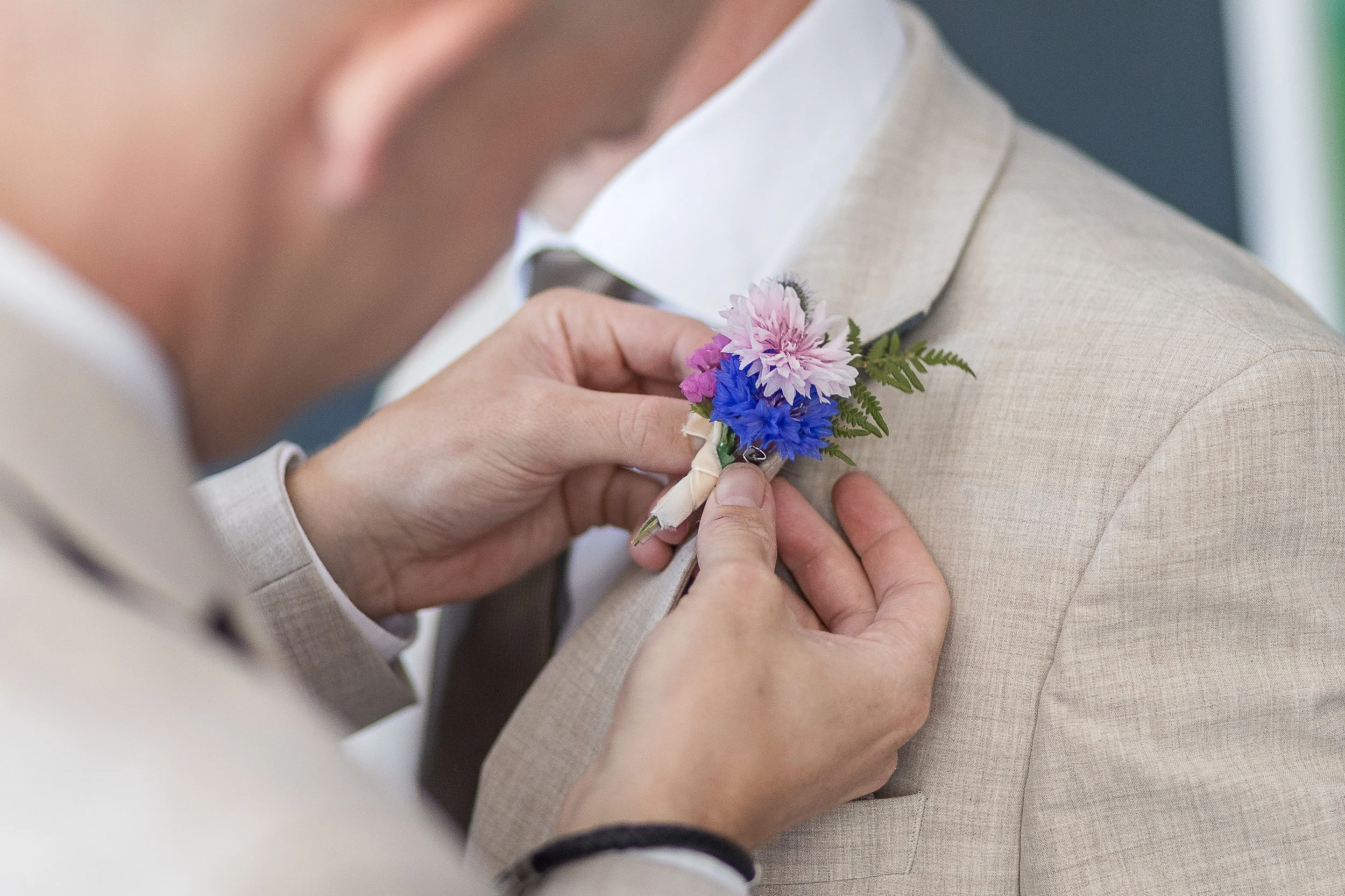 Grooms buttonhole 
