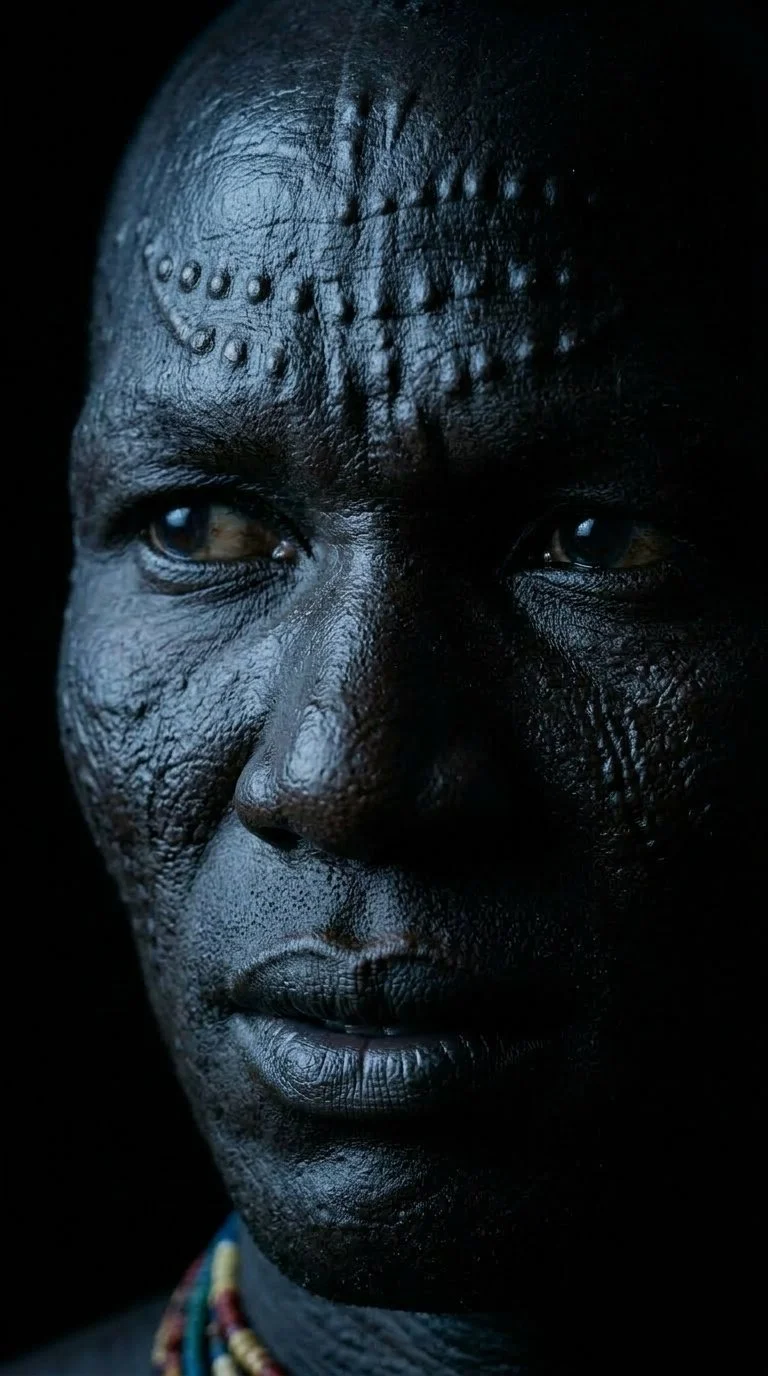 They captured the Shilluk warrior for a museum. I recreated him for our heritage.