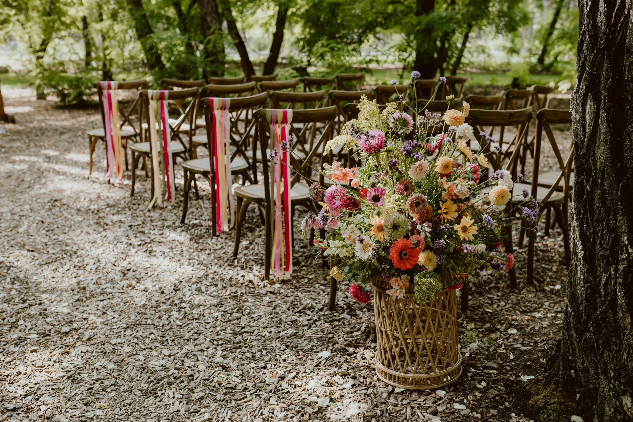 erdei ceremónia, többnapos esküvő, egész hétvégés esküvő