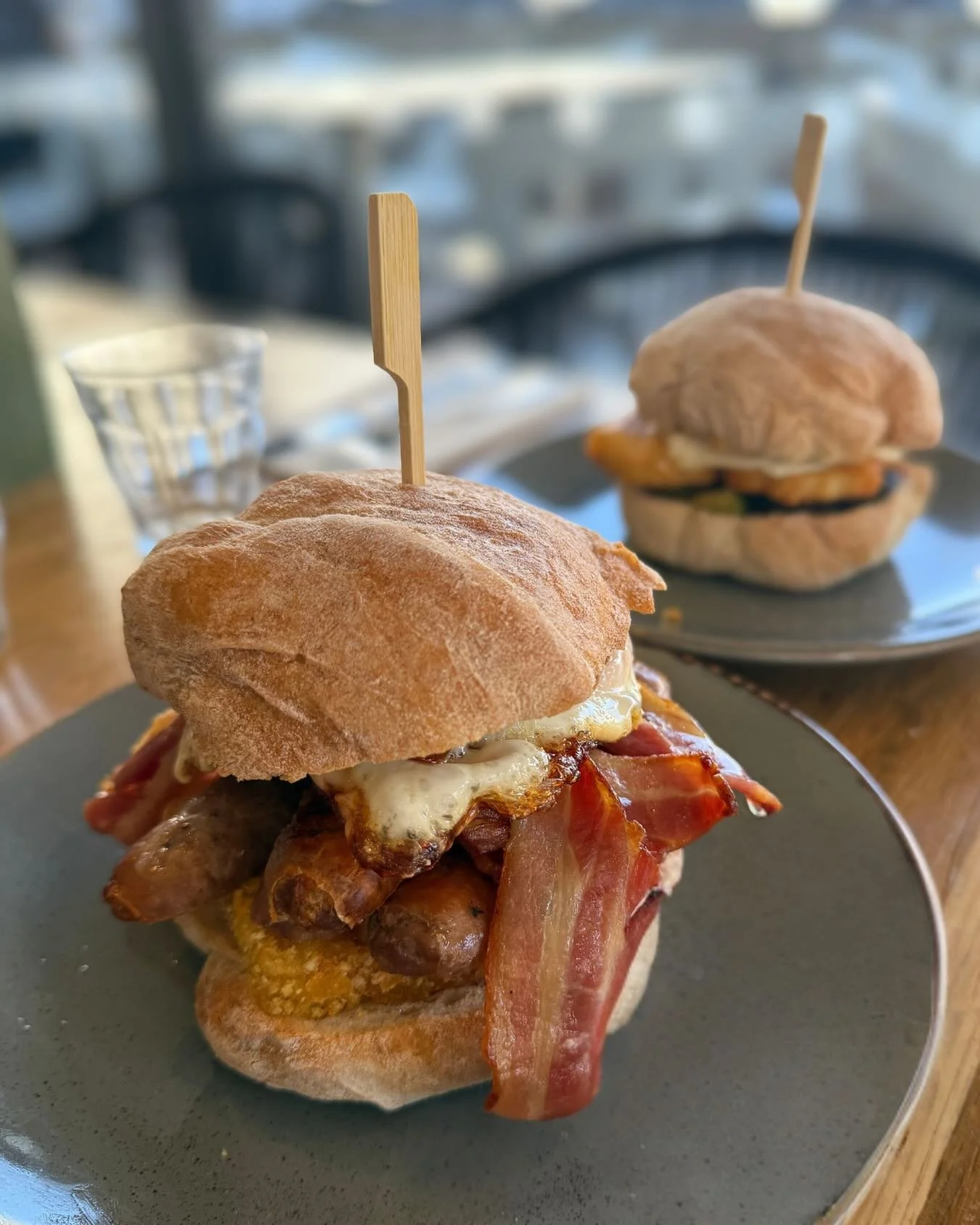 Start your morning right with our ultimate Breakfast Bap - egg, bacon, sausage AND hash browns in one perfect bite ๐ณ๐ฅ๐คค