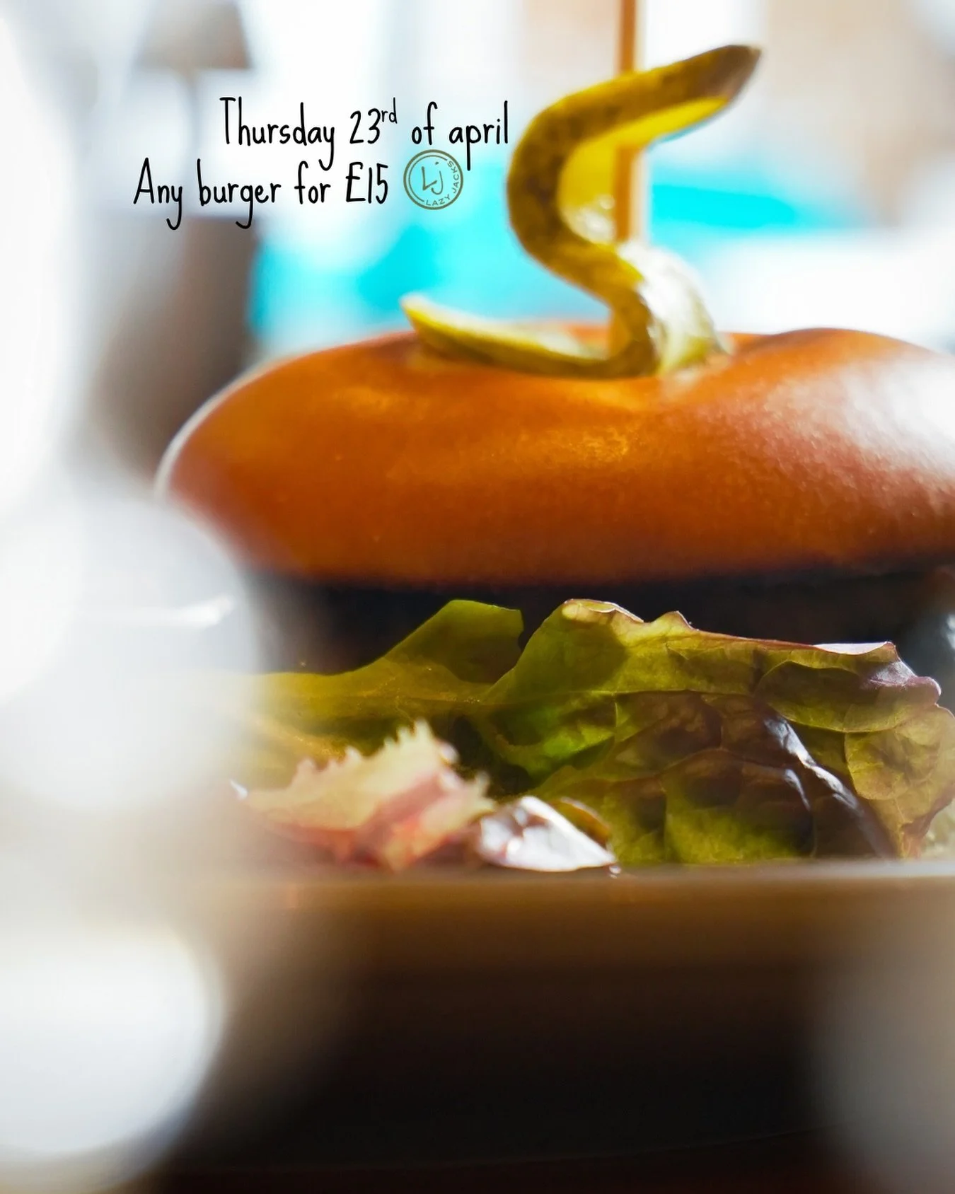 Thursday plans, sorted 🍔

Any burger for &pound;15, stacked properly and worth showing up for.

Thursday 23rd April

30&ndash;32 Panorama Road
Sandbanks, Poole, BH13 7RD
Tel 01202 133833

Walk ins always welcome, bookings recommended at busy times ✨
