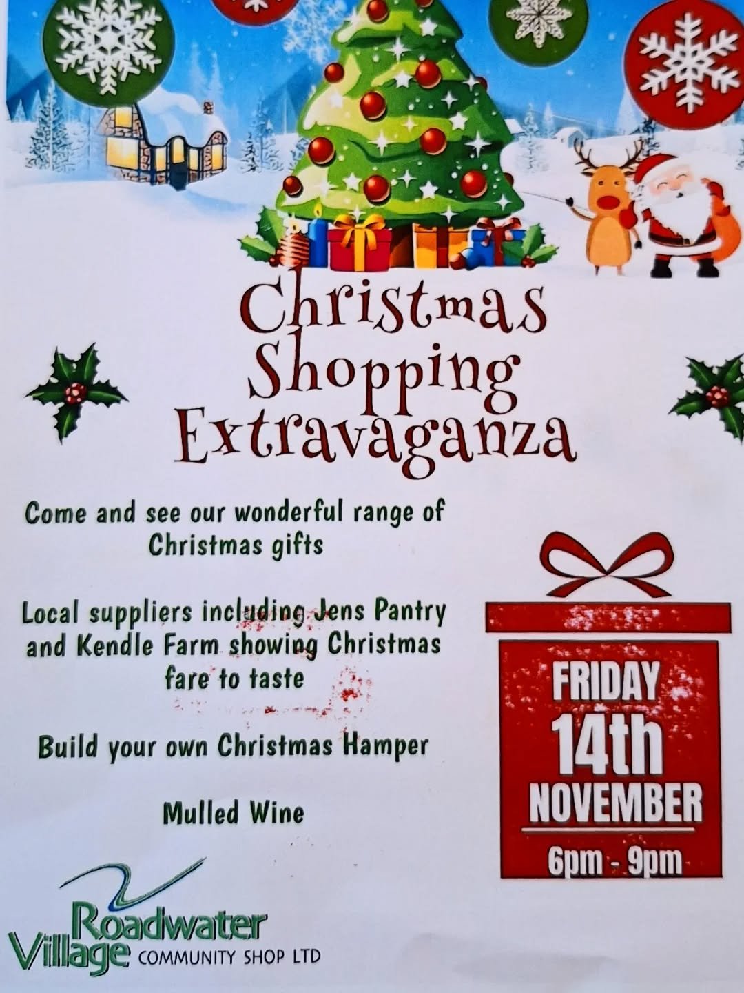 Tonight. @roadwatercommunityshop 
#localproducers #produce #christmascards #presents #gifts
