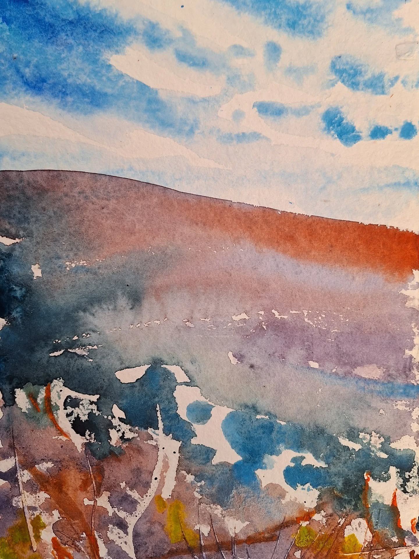 Lots of new beginnings today. 
First day back. 
#newyear #springterm #freshstarts #tworiverspaper #janehoodart