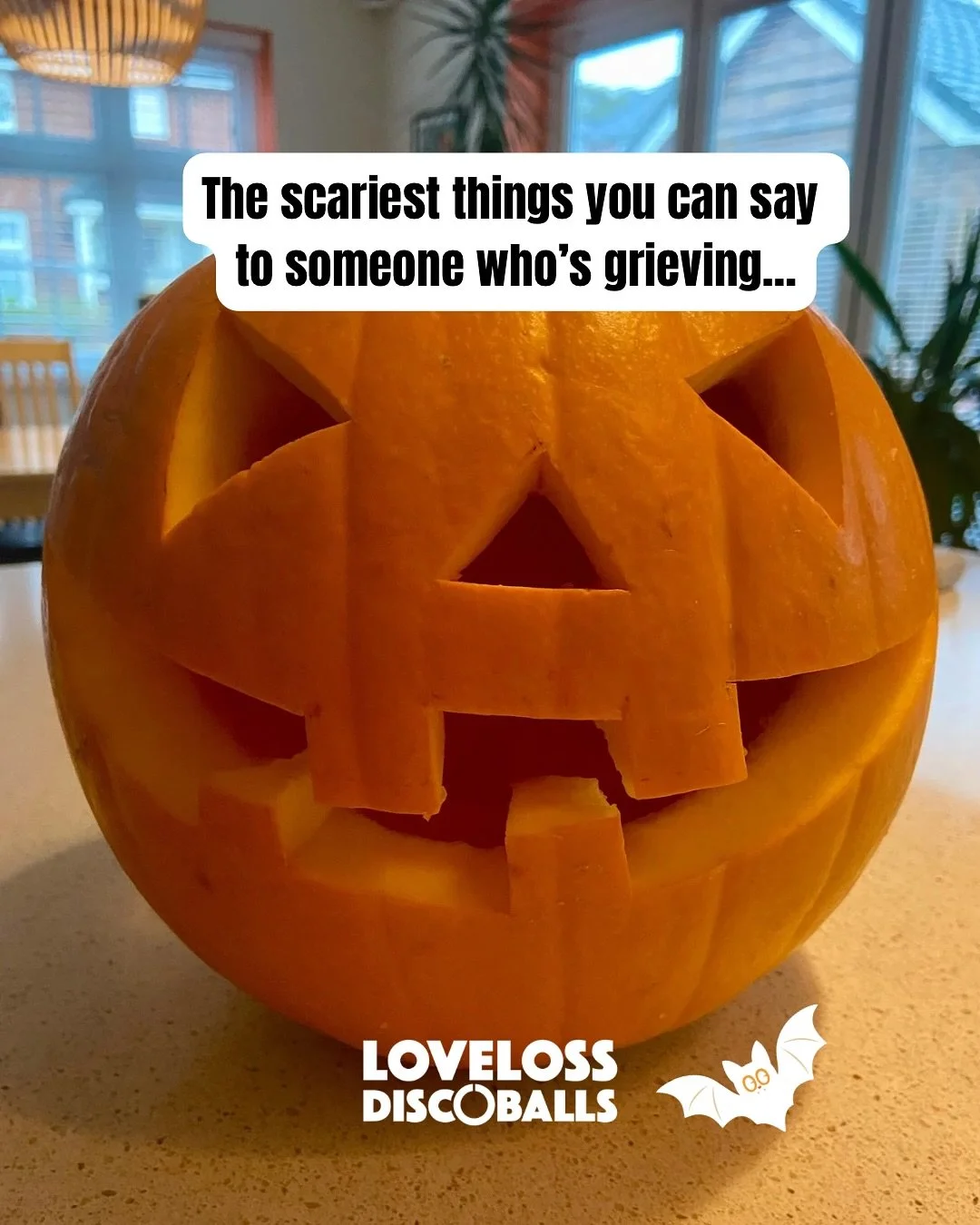 As Halloween approaches, we start talking about scary things - but grief is one of the most frightening things there is 🖤

For the person living it, it&rsquo;s the world as they knew it turned upside down. And for the people beside them, it&rsquo;s 