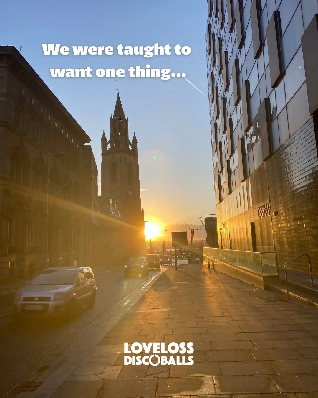 We&rsquo;ve always been taught that safety live in job titles and payslips. But more and more of us are choosing meaning over metrics, soul over status.

LoveLossDiscoballs and @theafterglowspace haven&rsquo;t come from ambition - they came from expe