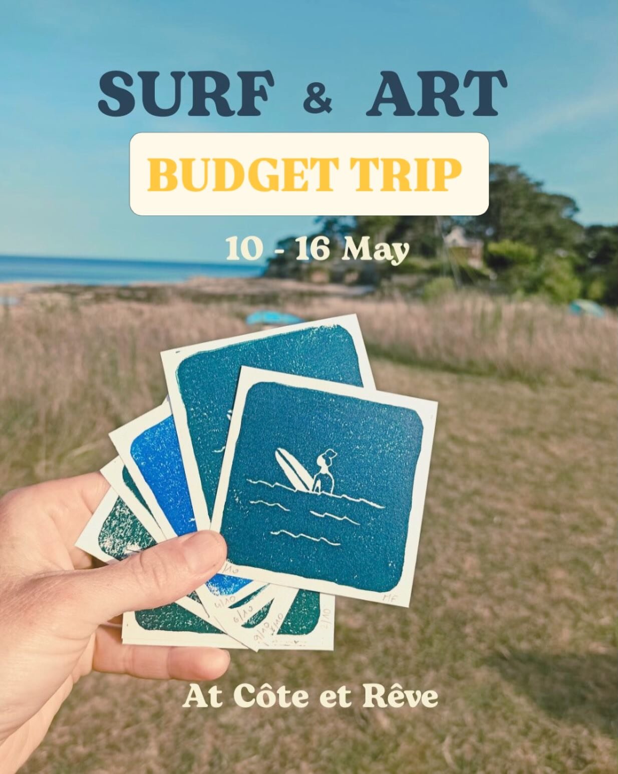 👉 The Surf &amp; Art week is now officially a budget trip for only &euro;675,- 

❤️ The arty and surfy part will be the same. You will just have to cook for yourself. Like this it becomes more affordable in these difficult times to still have a nice