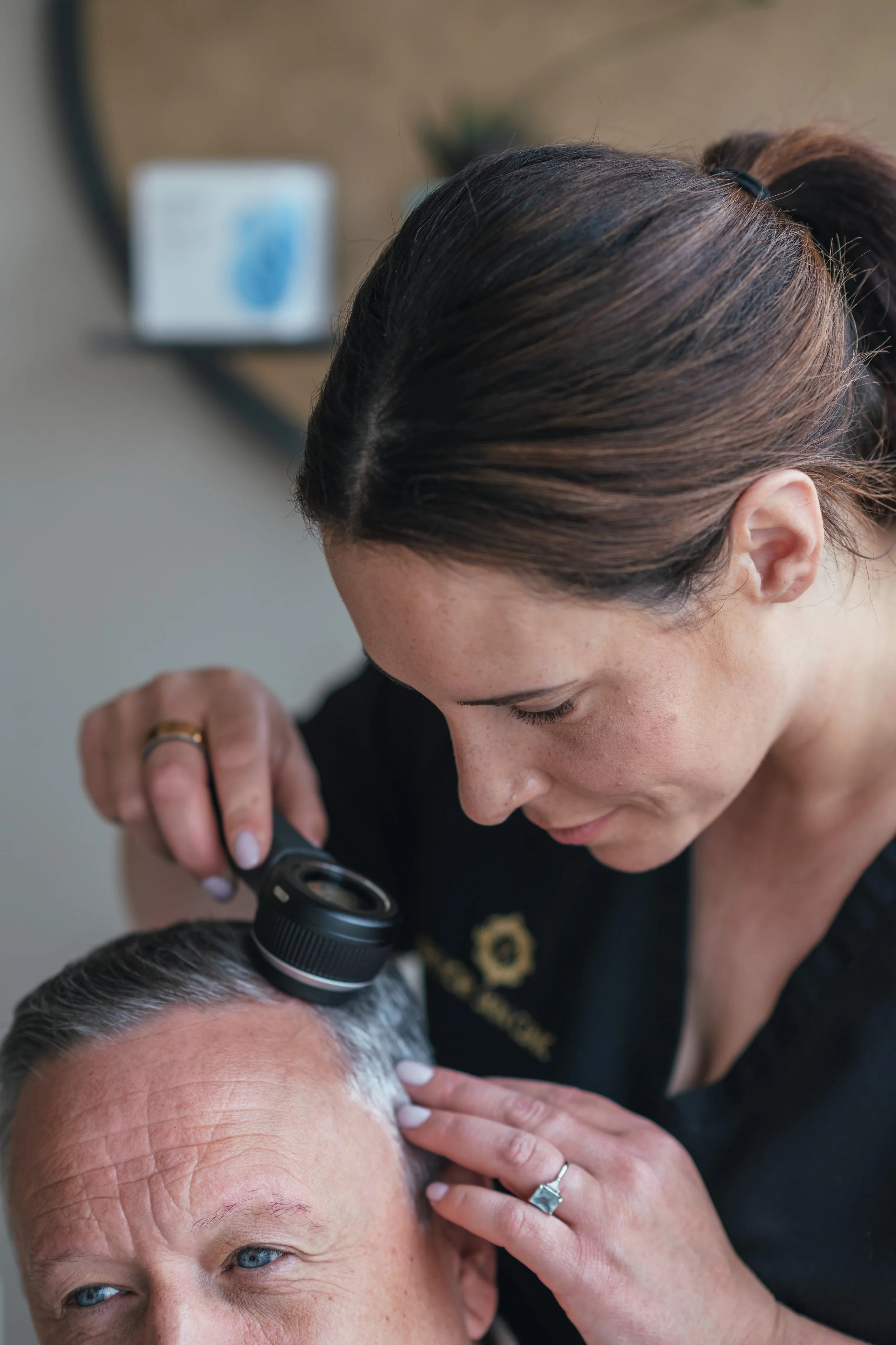 PRP therapy for male hair thinning and growth at a medically led clinic in York.