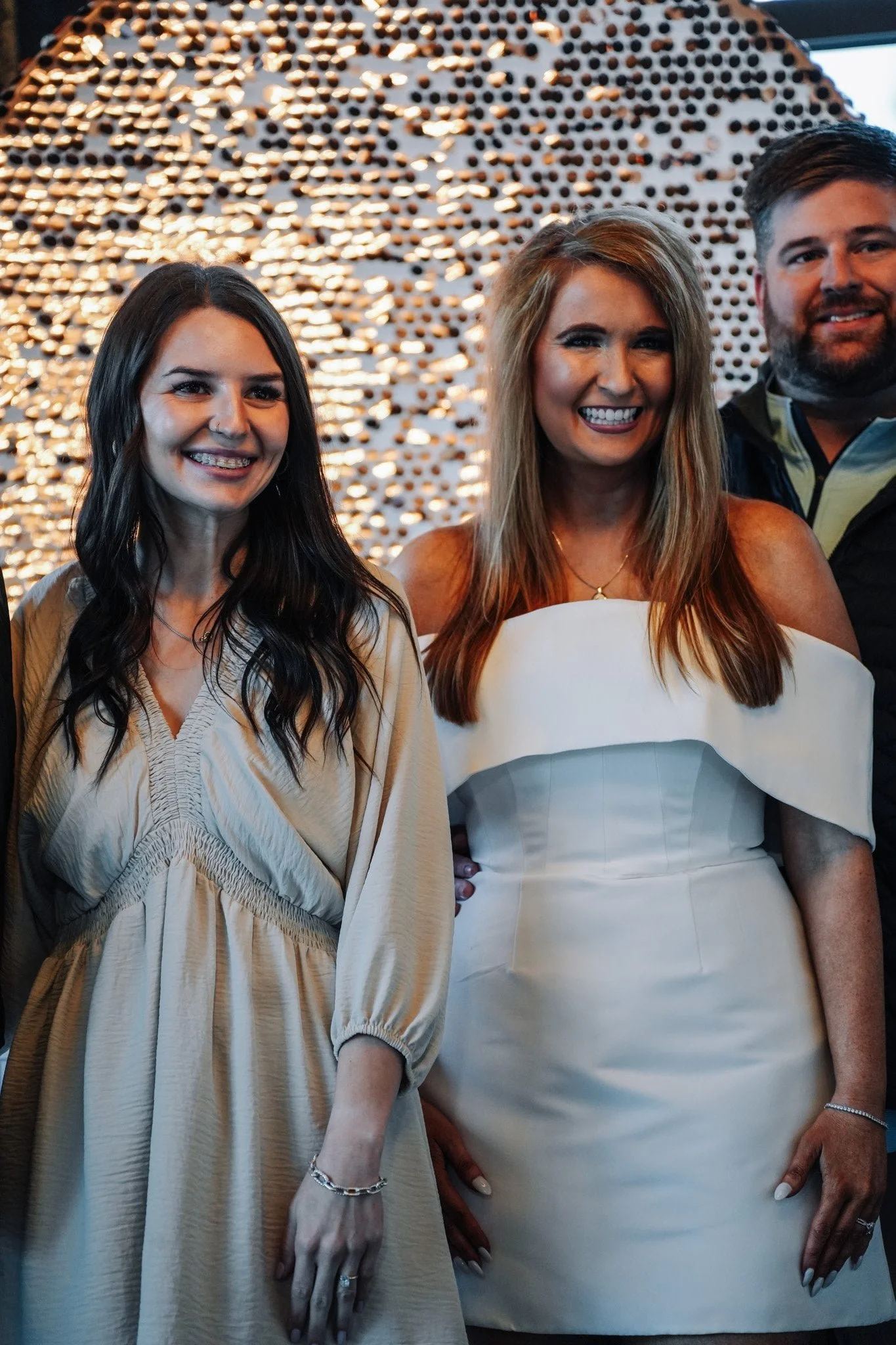 Brittney at her bridal party