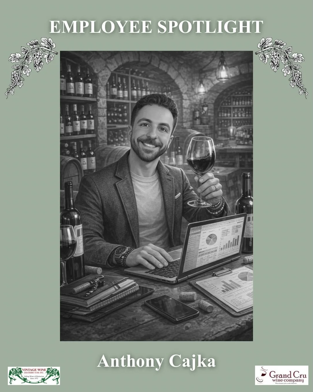 Beginning our Employee Spotlight series is one of our Solon employees, Anthony Cajka! 

Wines of Distinction, sold by dedicated people. #VWD