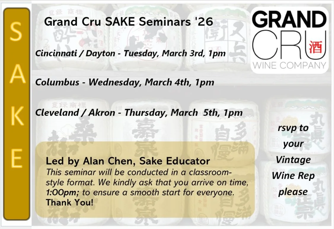 ‼️TRADE ONLY‼️

Looking to know more about Sake?

Please inquire with your sales rep to RSVP.

#SakeOne #Sake #VWD #VINTWINE #GCWCo