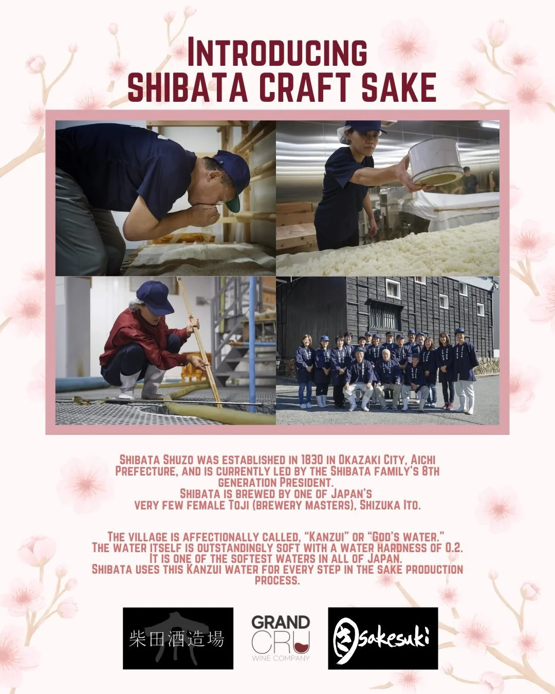 New to our Sake portfolio, Shibata Craft Sake!

Contact your sales representative or local retailer for details on pricing and availability.

#VWD #vintwine