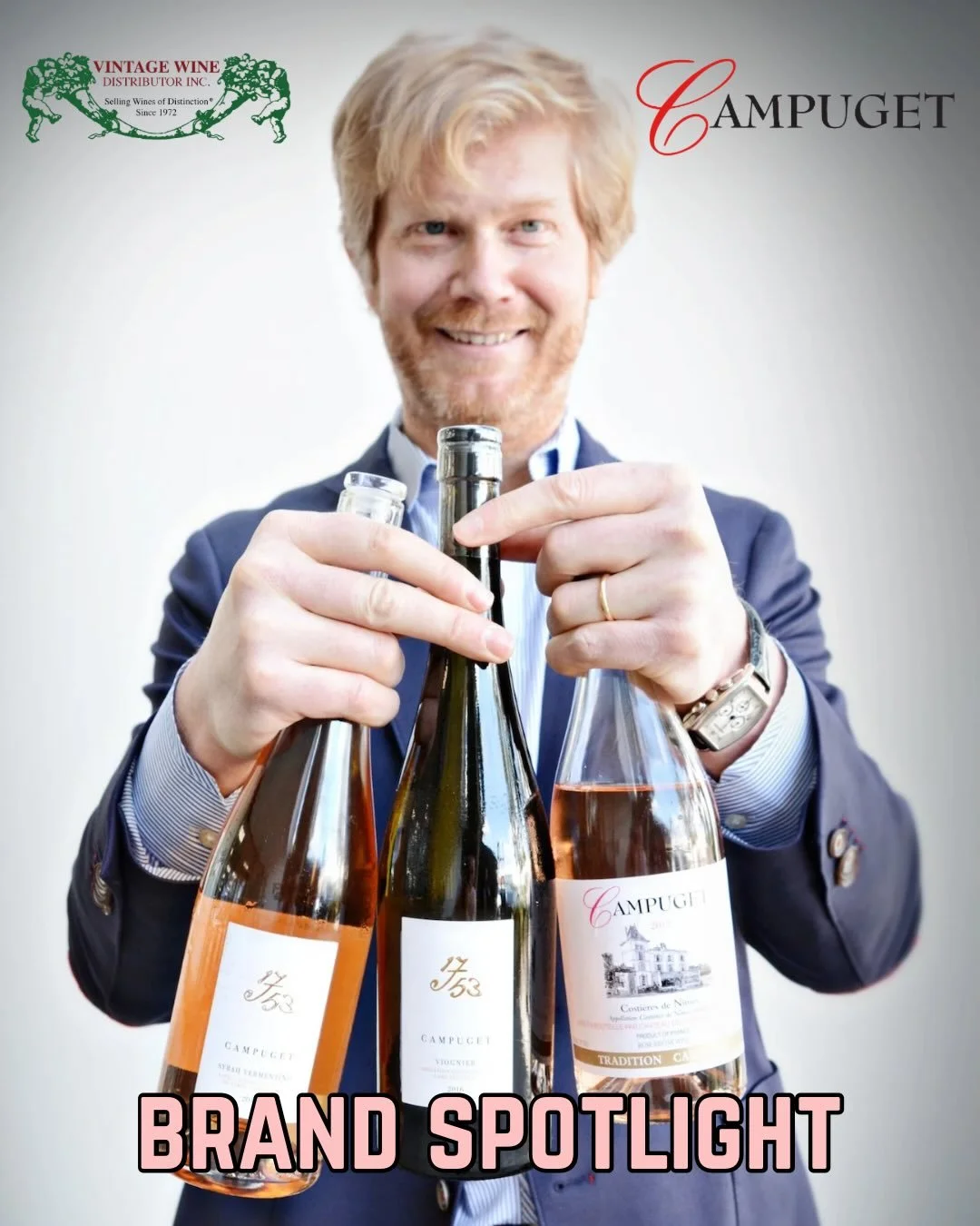 Our first Brand Spotlight of March belongs to Chateau de Campuget!

One single goal drives the Dalle family: to produce great Rh&ocirc;ne wines.

&ldquo;Everything happens in the vineyards, working them so that each one can give its best. And that ta