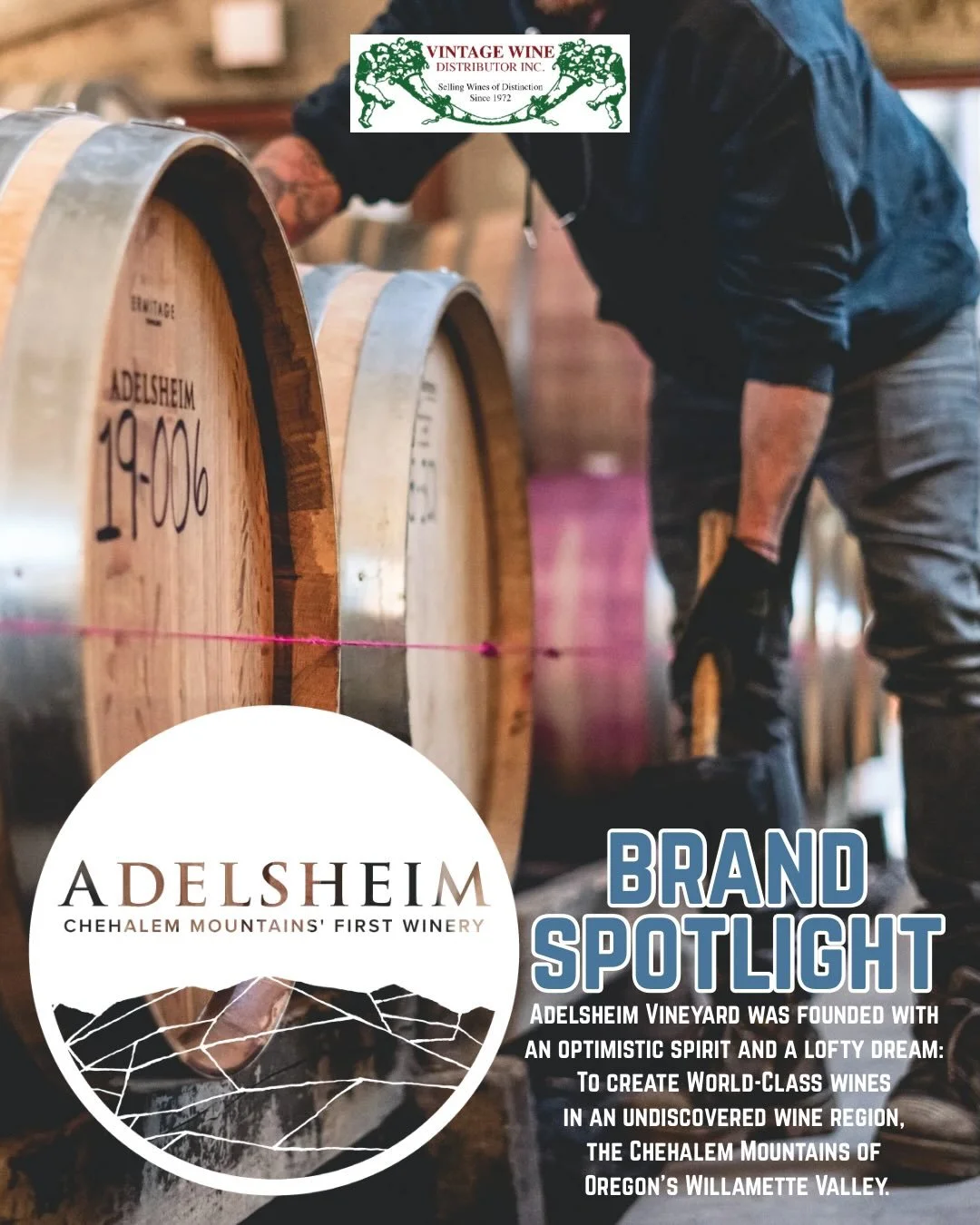 In 1971, a dream was made into reality.

Adelsheim, Chehalem Mountains&rsquo; first winery, was born out of a leap of faith. David and Ginny Adelsheim purchased 19 acres of land, determined to plant vinifera in the then unproven grape growing region 