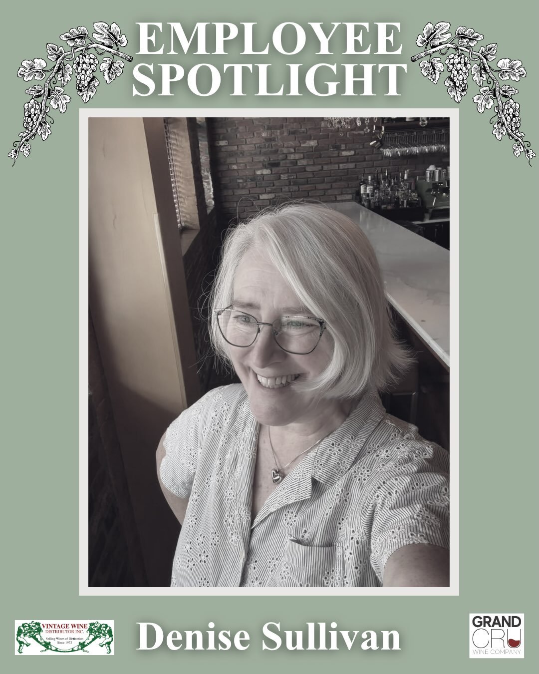 🎃Denise Sullivan is our October Employee Spotlight‼️

Say hello if you spot her slingin&rsquo; the bag on the Cincinnati streets!

🍷Wines of Distinction, Sold by Dedicated People 🍇

#VWD #vintwine