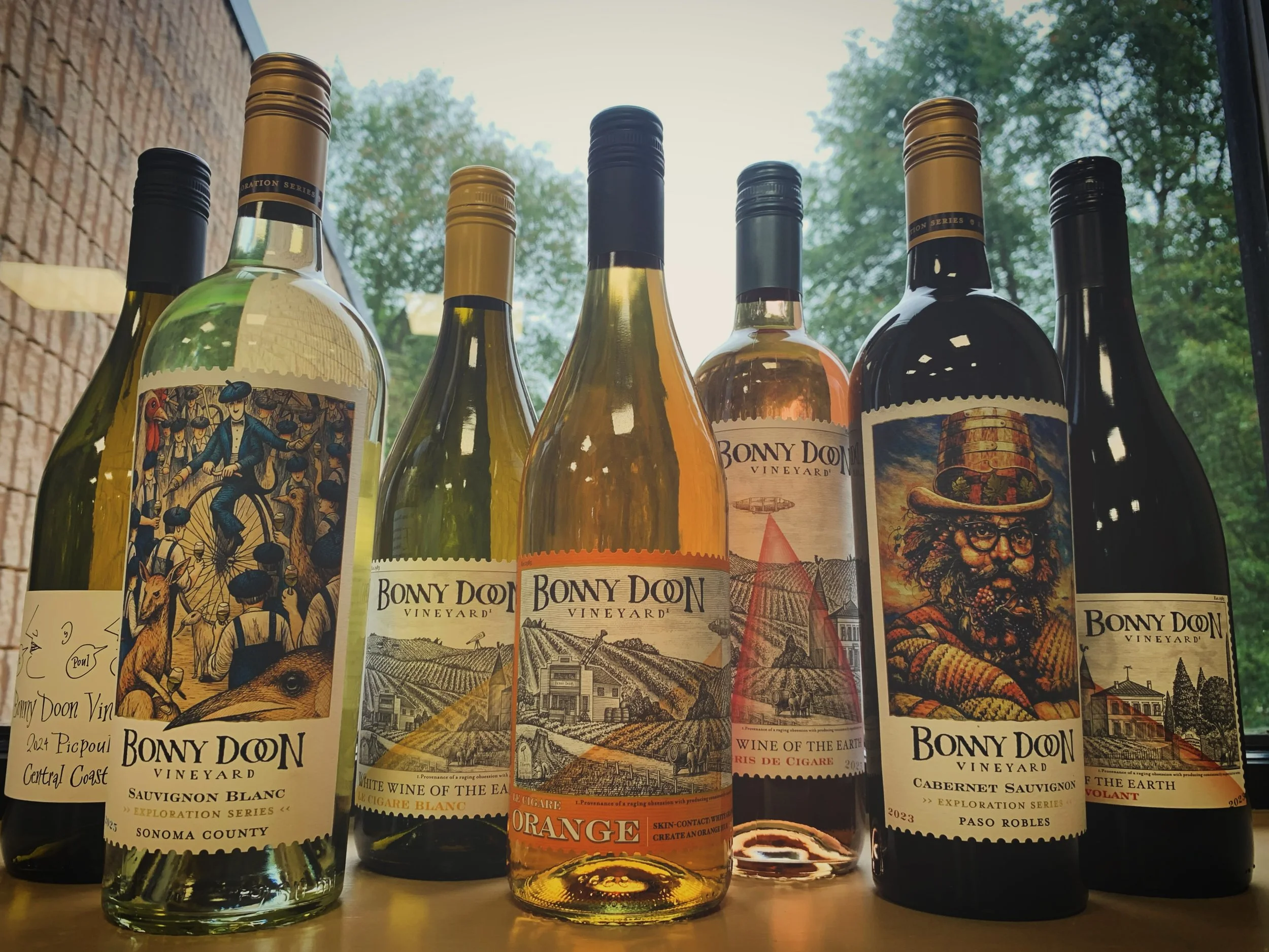 New Bonny Doon wines are here!

The Sonoma Sauvy B is blended with a dollop of Vermentino, adding texture and Bonny Doon intrigue.🤔It&rsquo;s crisp, fresh, and has remarkable notes of tropical fruits and citrus. 🍋&zwj;🟩🍋

The Paso Robles Cabernet
