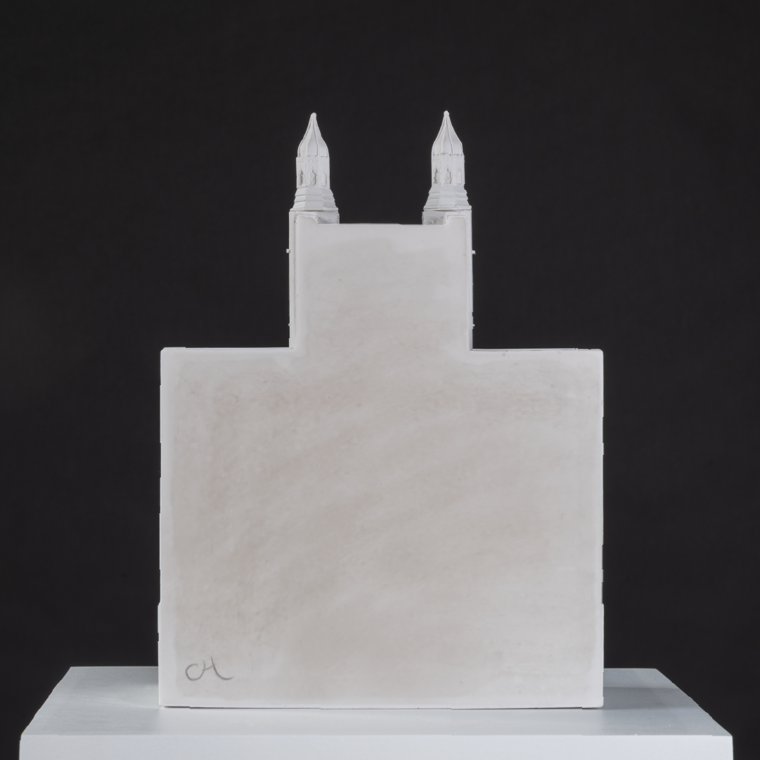 Back of Malvern College in Plaster