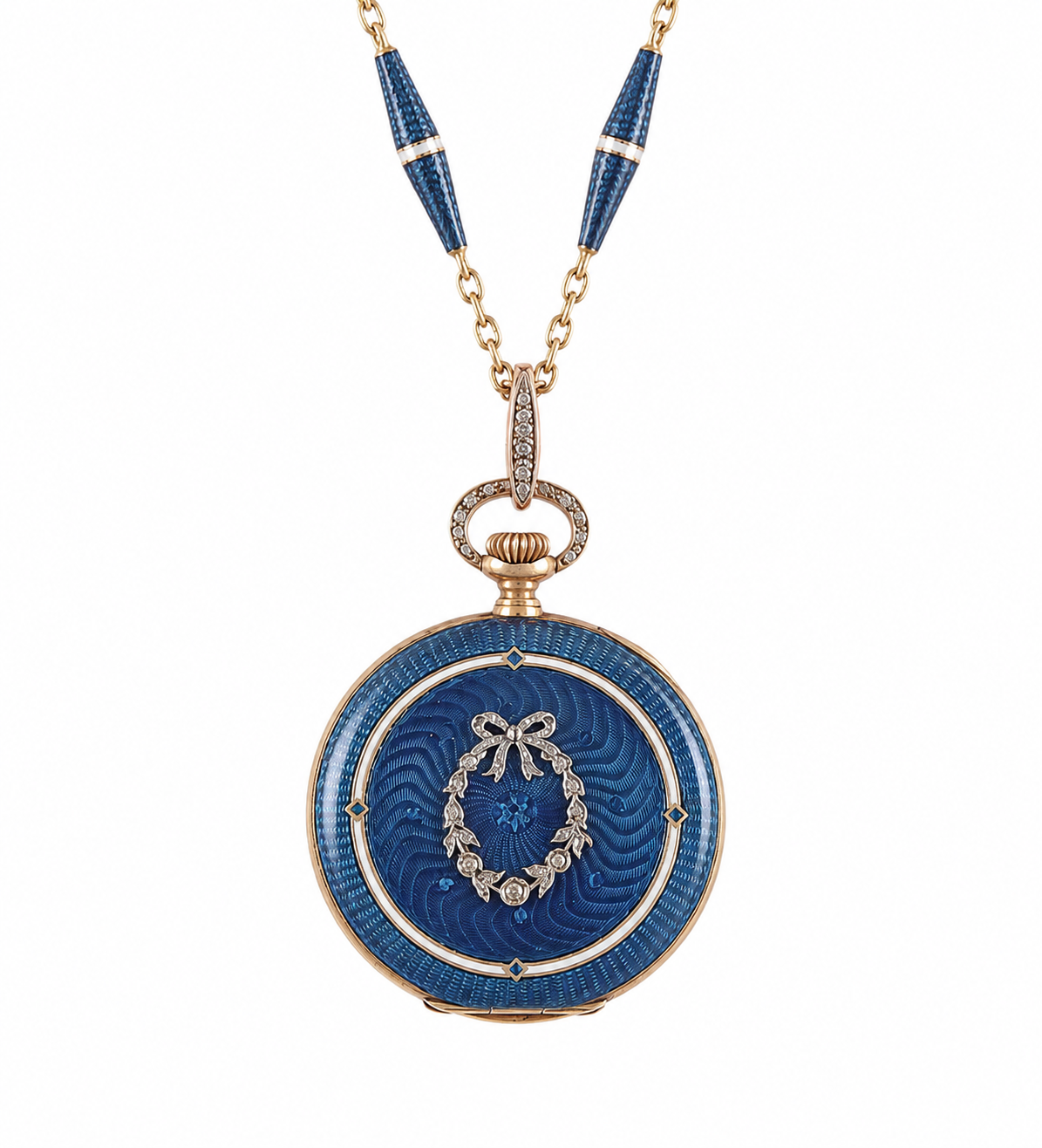 Collier "Jaeger-LeCoultre Bleu Impérial"