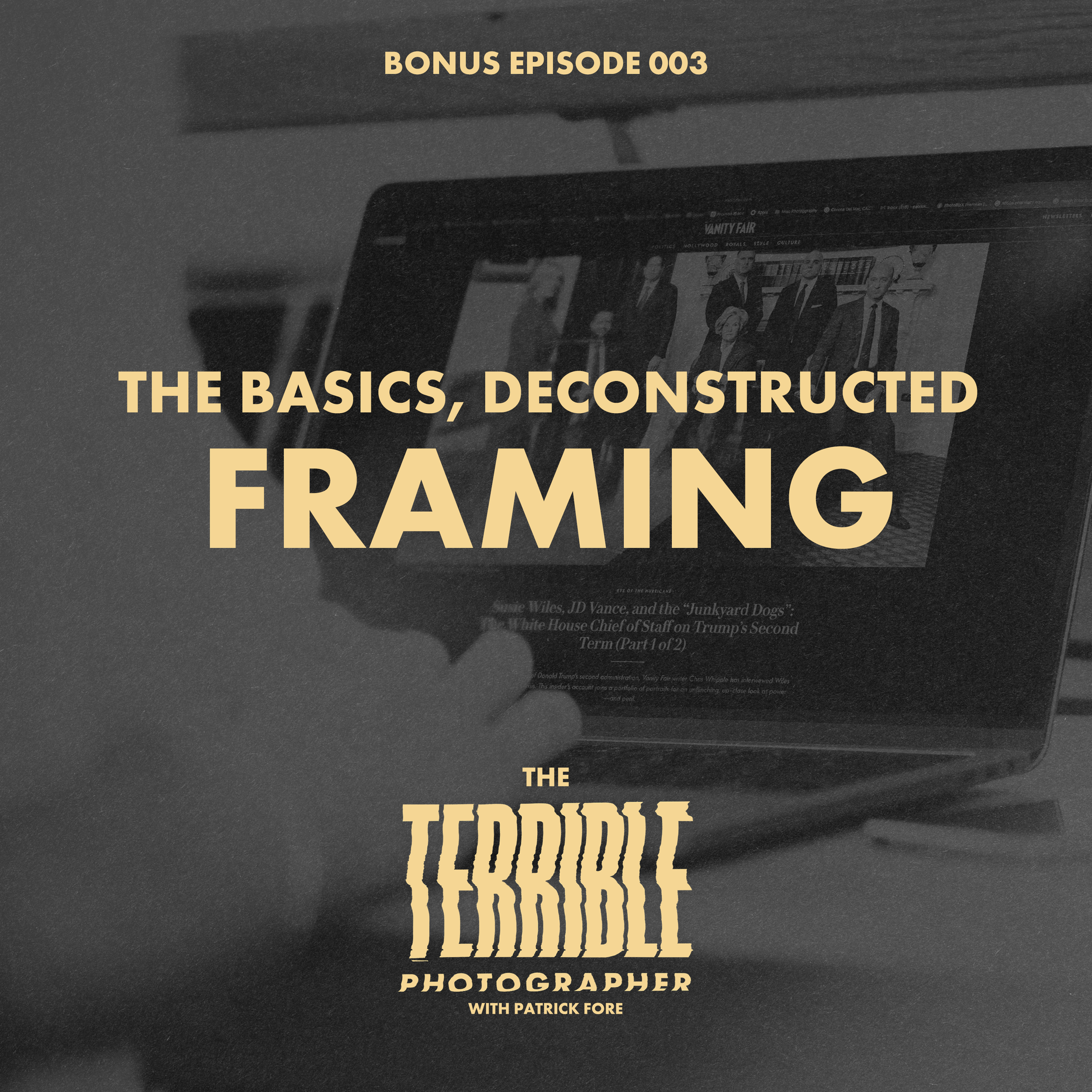 Framing Isn't Composition: Authority in Photography